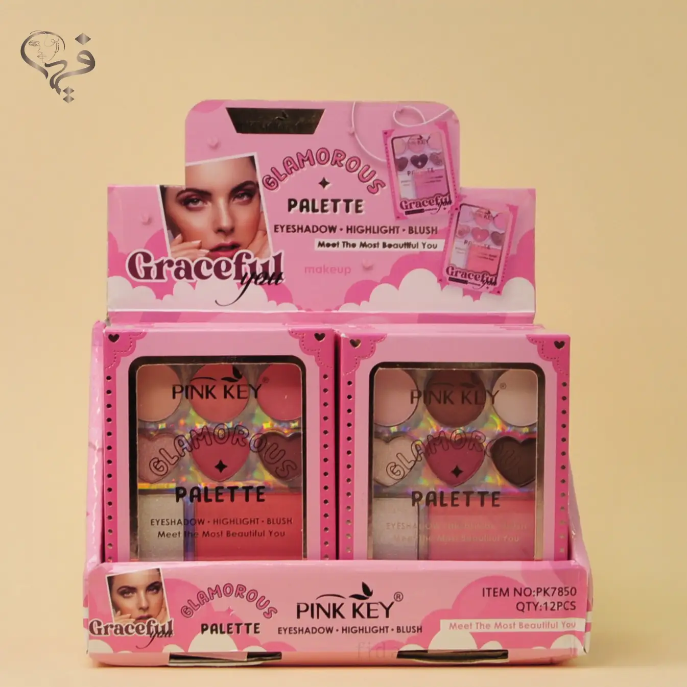 سایه چشم پینترستی پینک کی Pink key