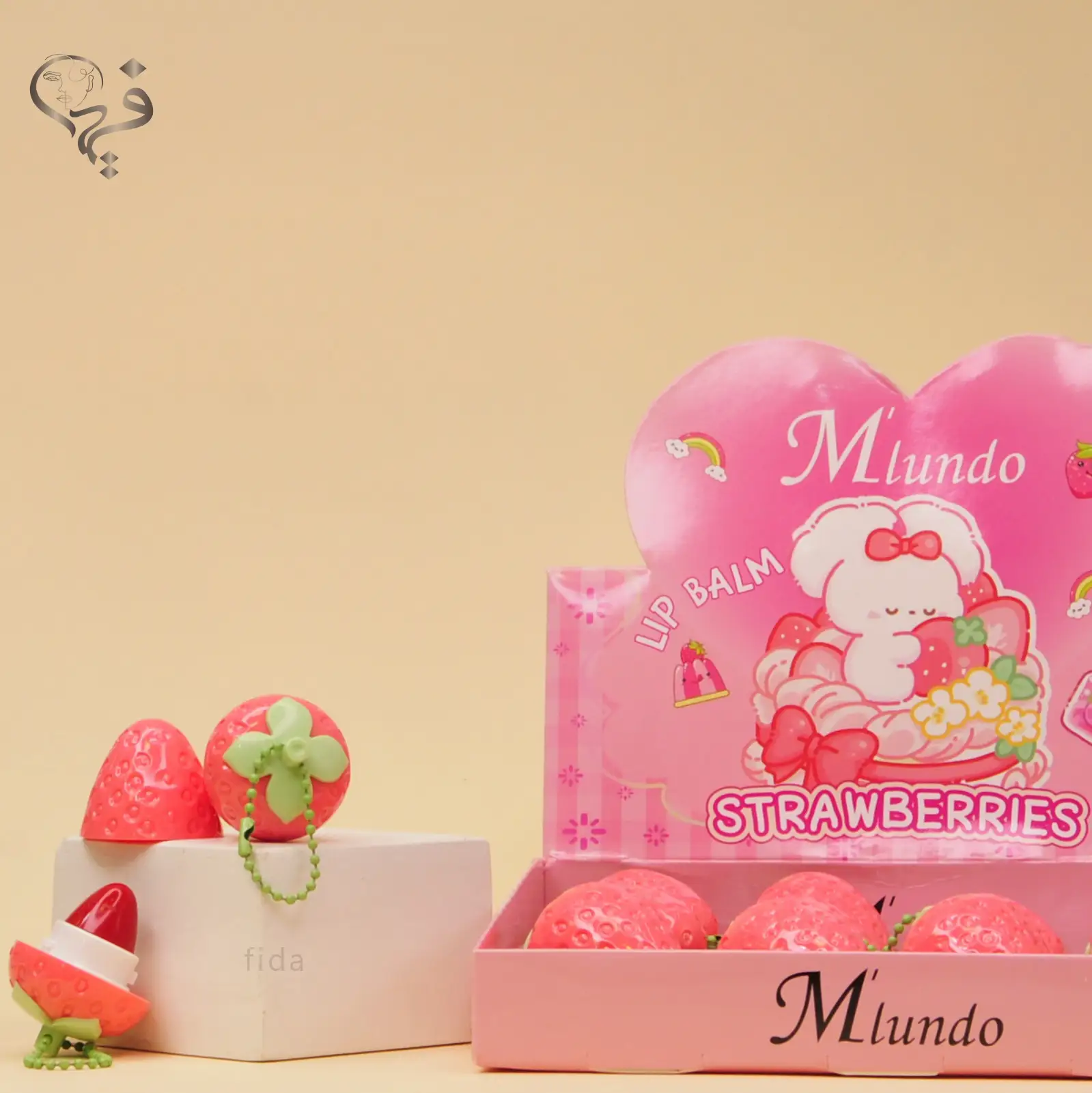 بالم لب توت فرنگی ملوندو آویز دار Mlundo