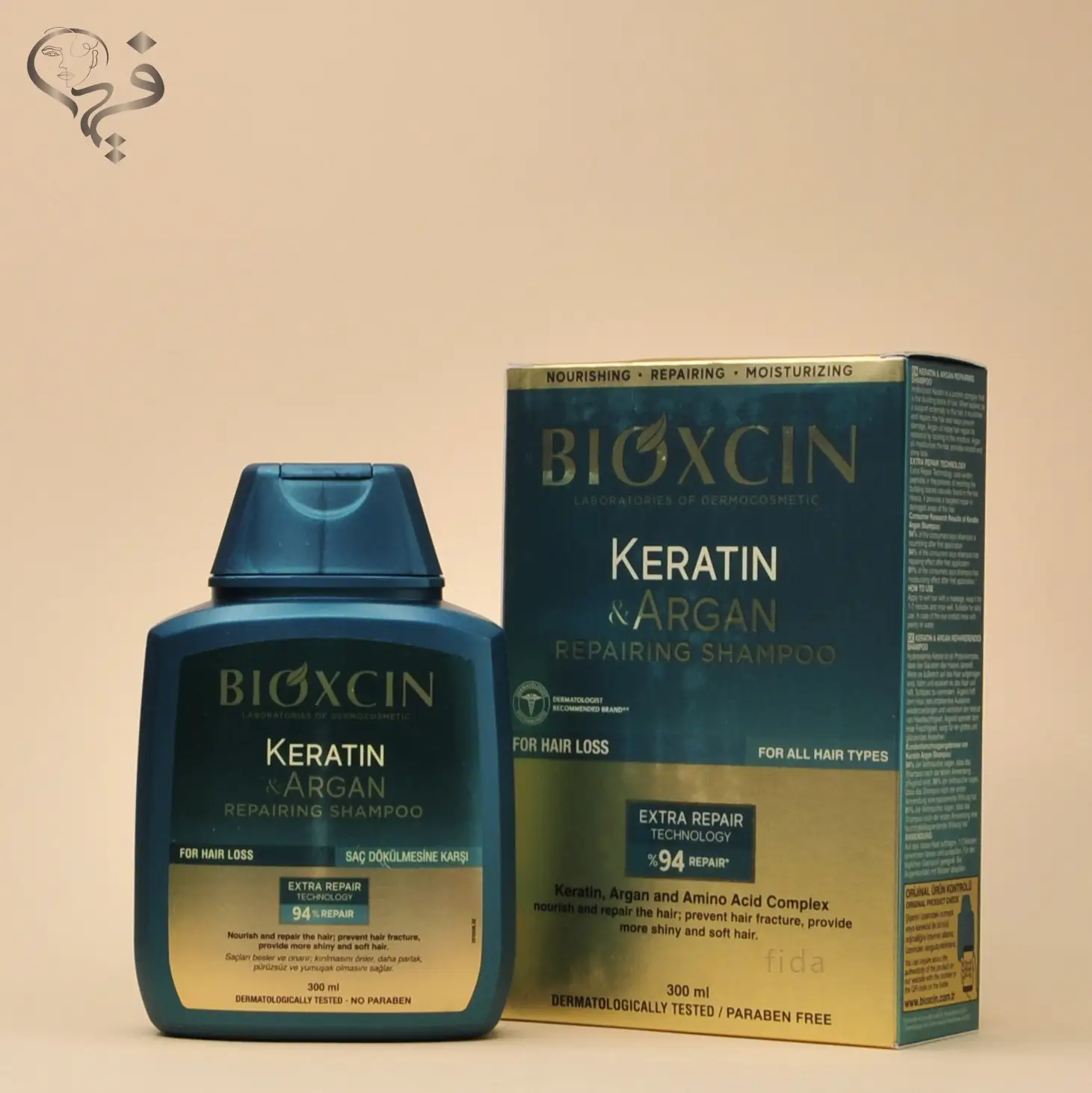 شامپو کراتین آرگان بیوکسین Bioxcin