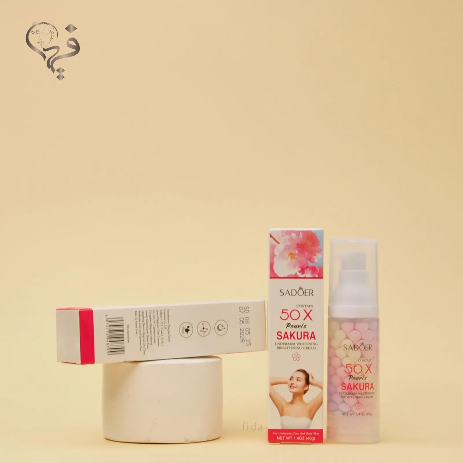 کرم سفید کننده زیر بغل گل رز سادور SADOER