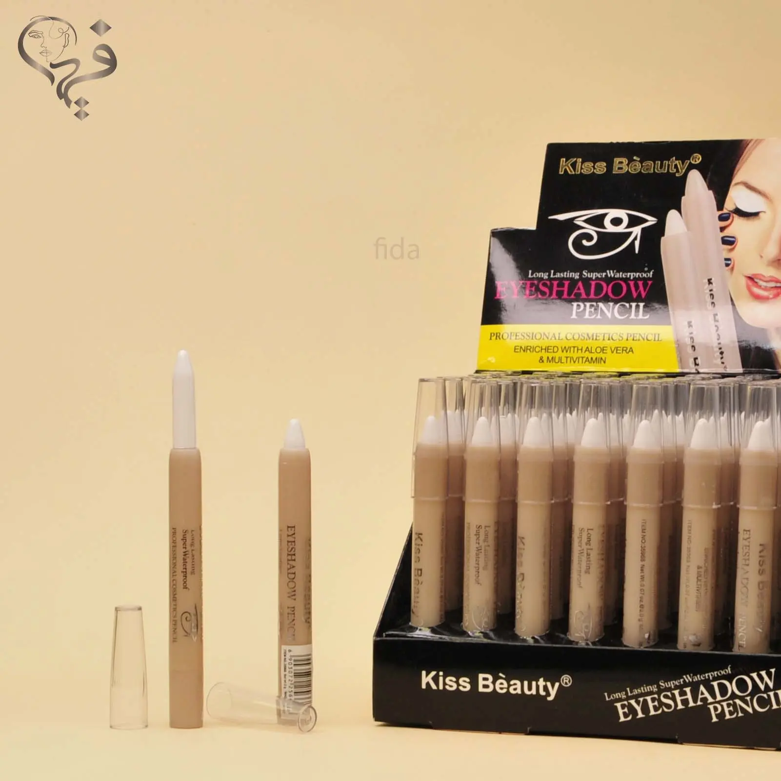 مداد چشم سفید کیس بیوتی Kiss beauty