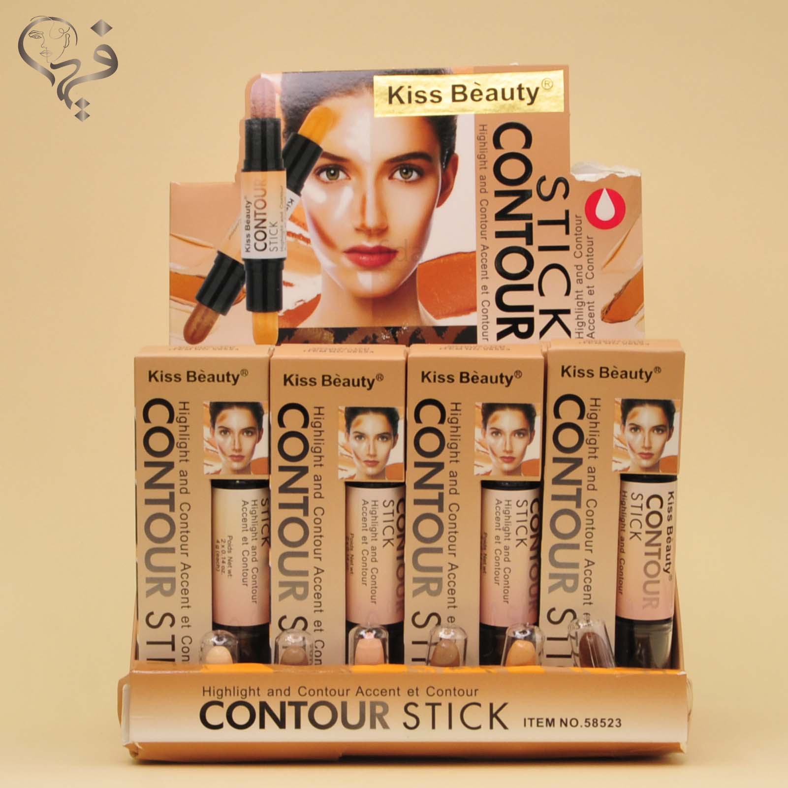 کانتور کانسیلر دوطرفه کیس بیوتی Kiss Beauty