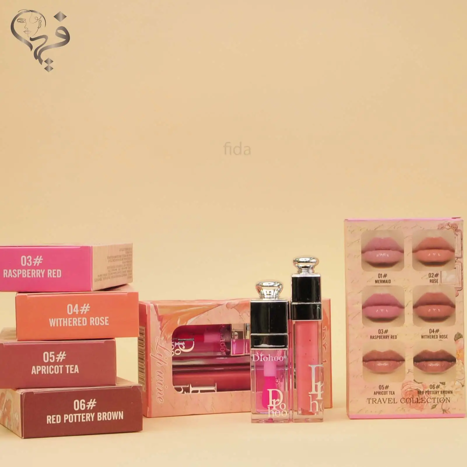 پک رژلب و برق لب دورهو Drohoo