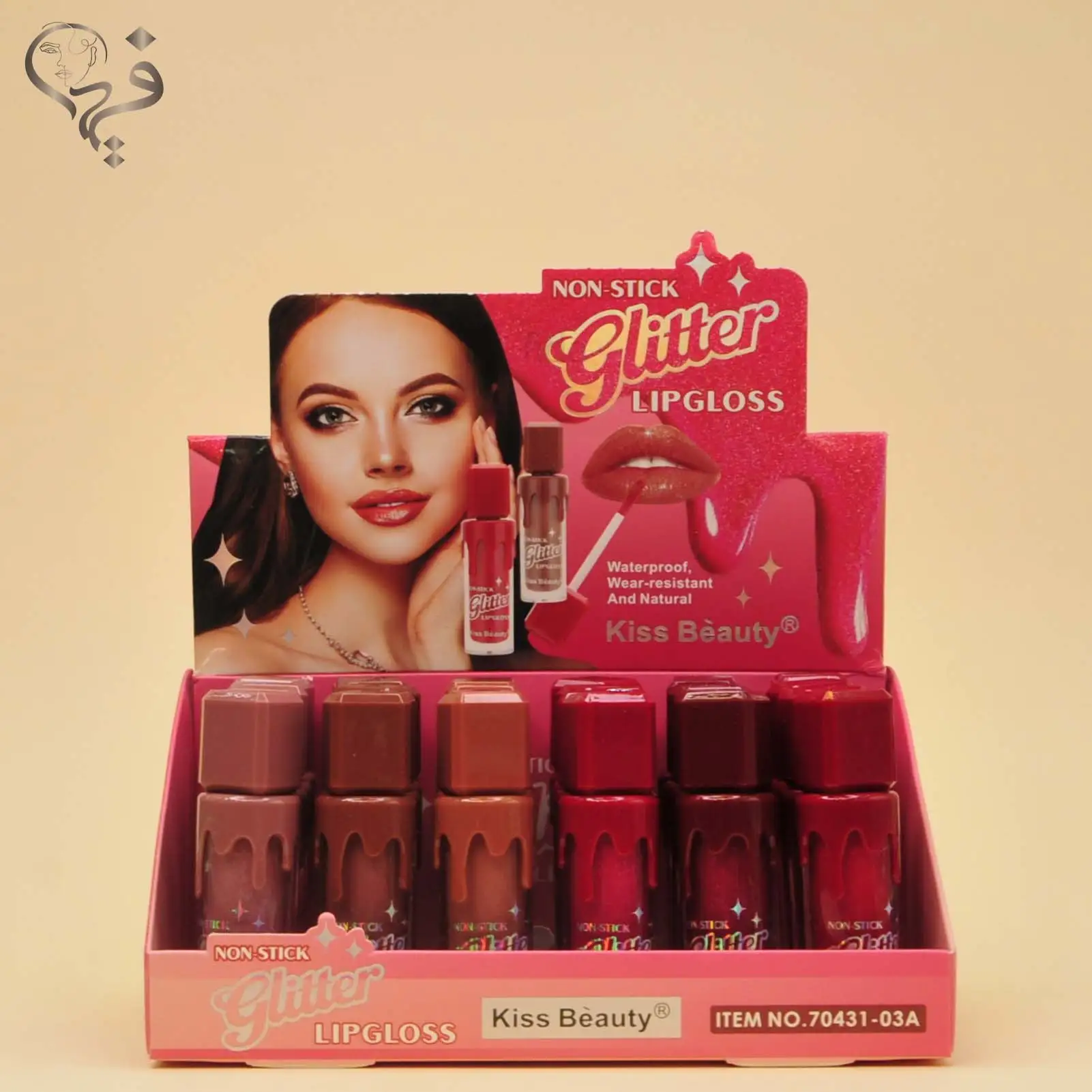 رژ شاین دار کیس بیوتی kiss beauty