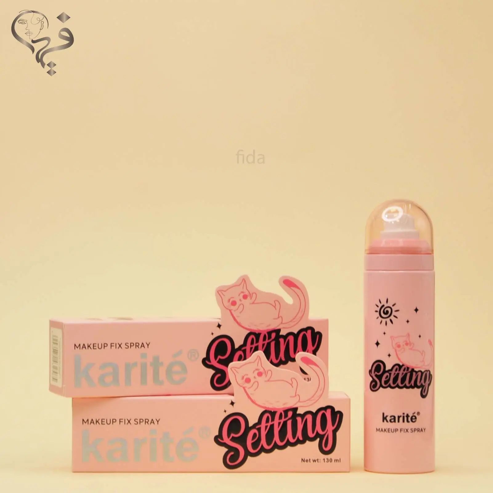 اسپری فیکس طرح گربه کاریته 