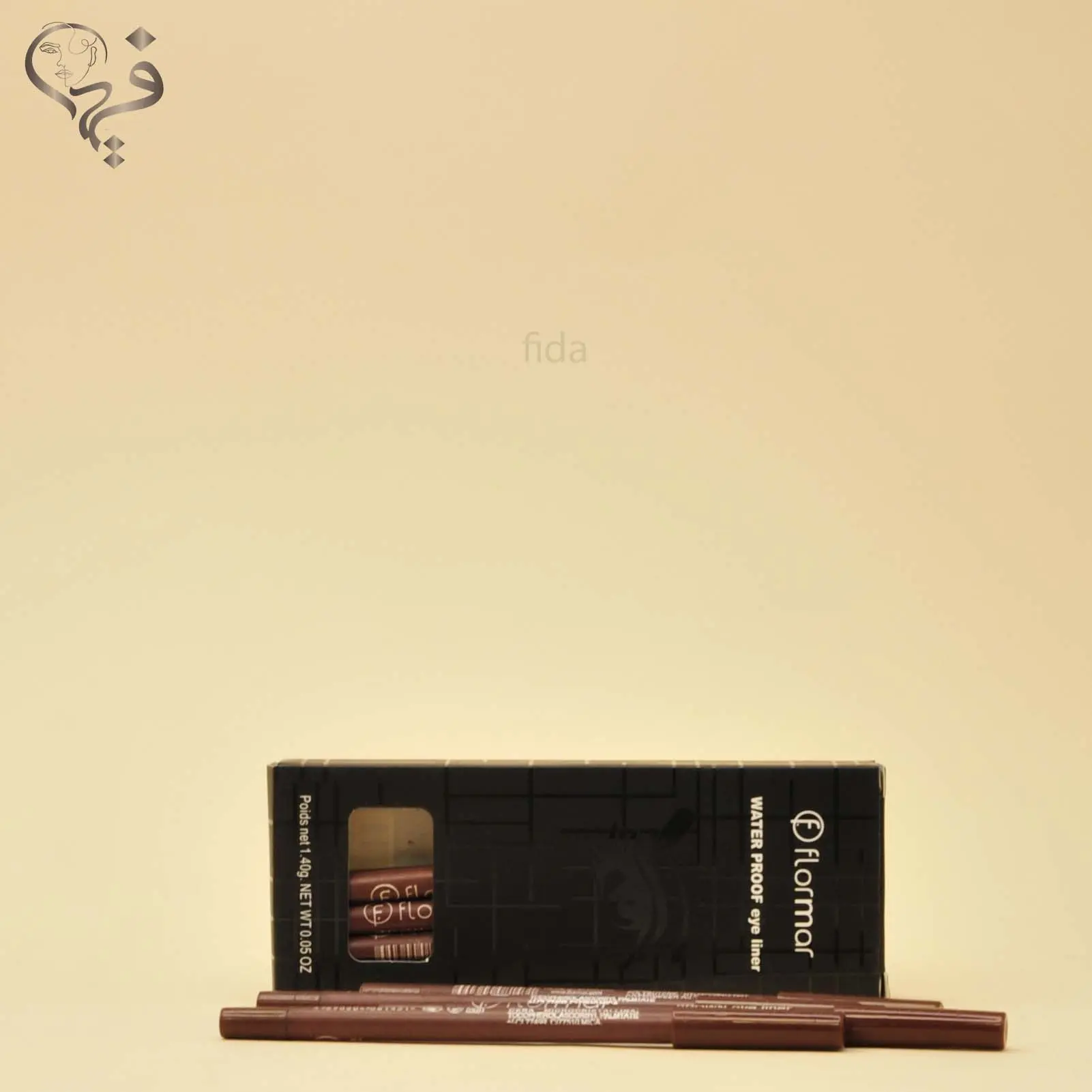 مداد ابرو شمعی قهوه ای فلورمارFlormar