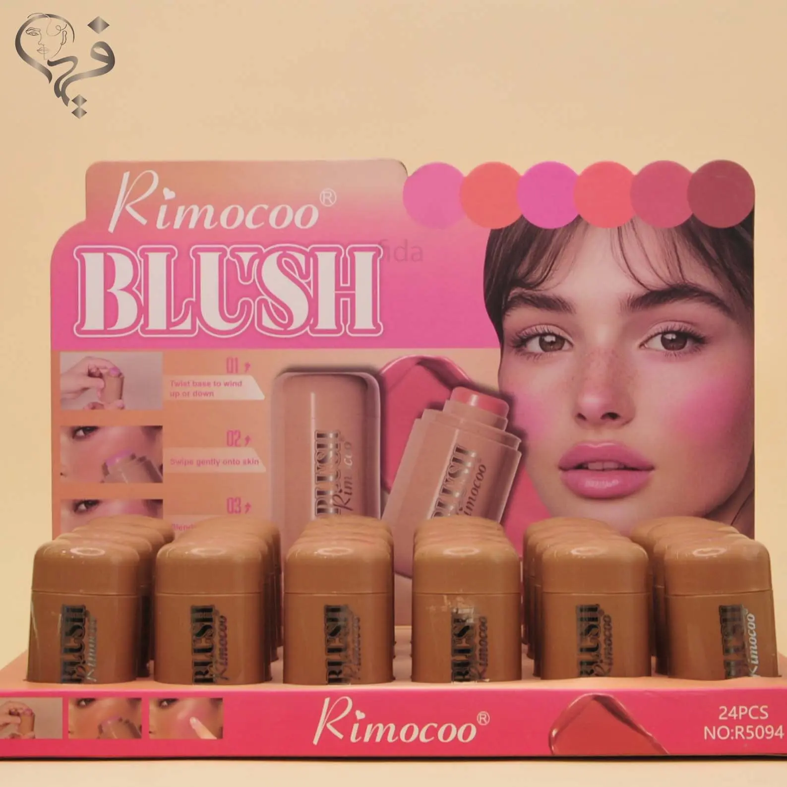 رژگونه استیکی طرح رود ریموکو RIMOCOO