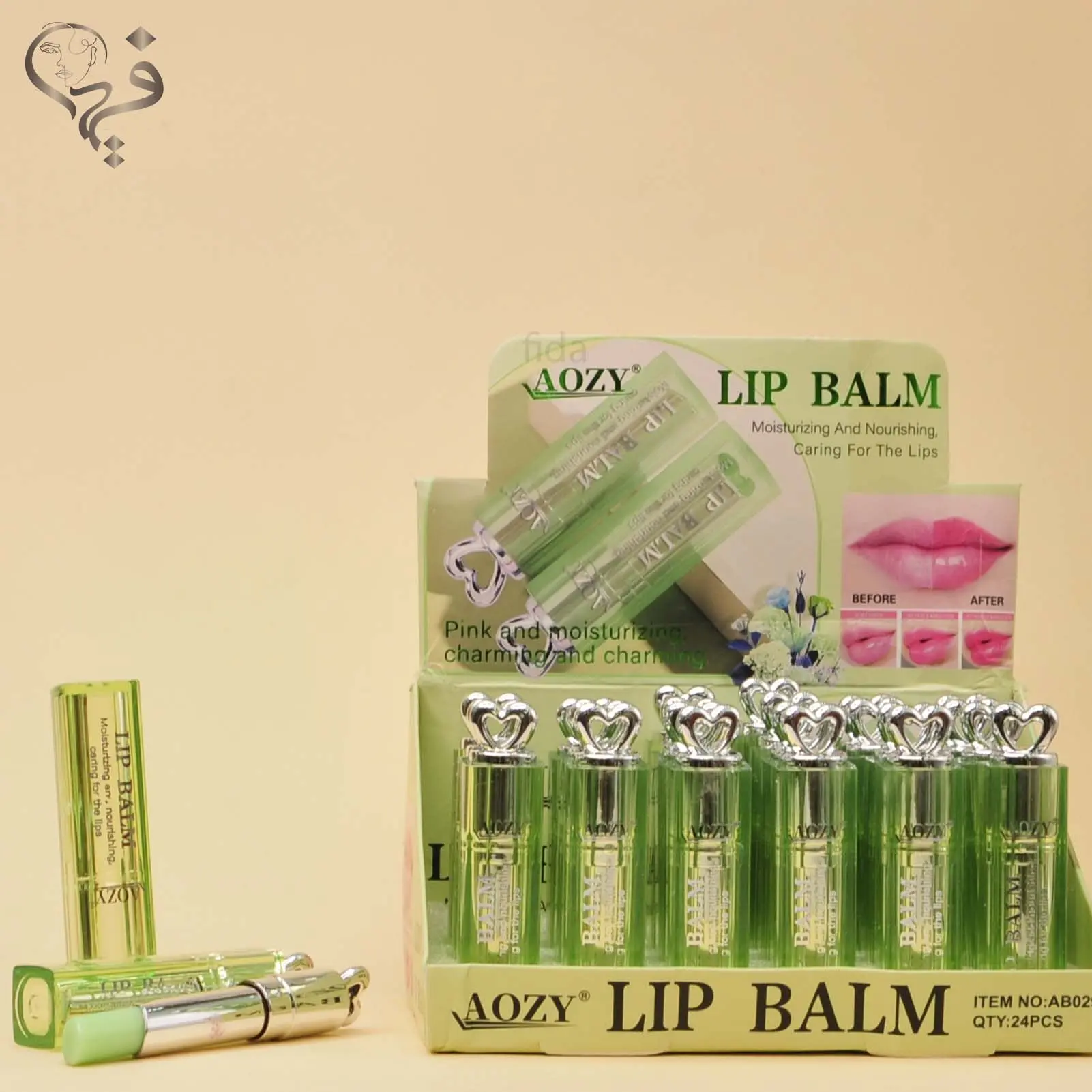 بالم لب دیور سبز درب قلبی ایوزی AOZY