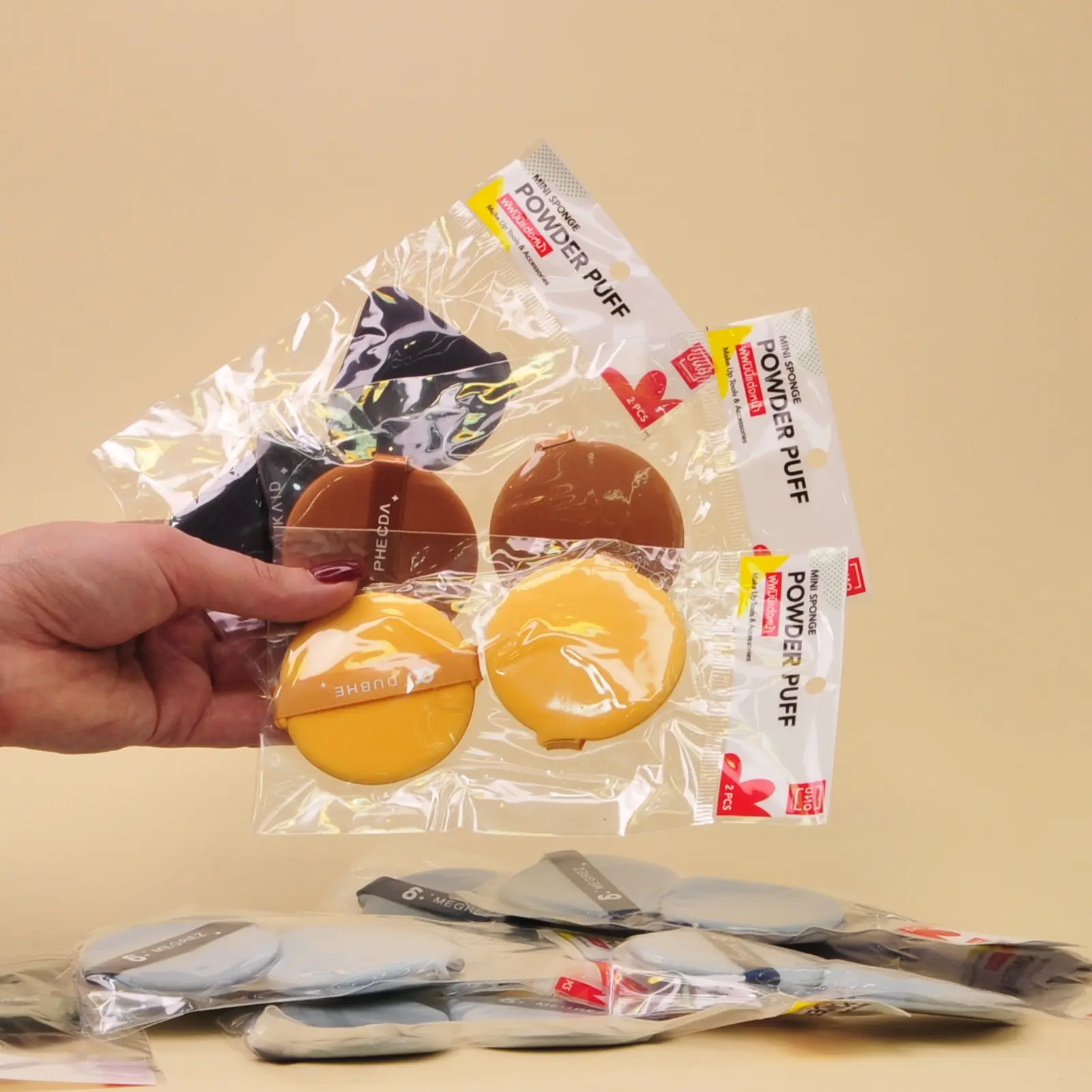 پد دوتایی پودر powder puff