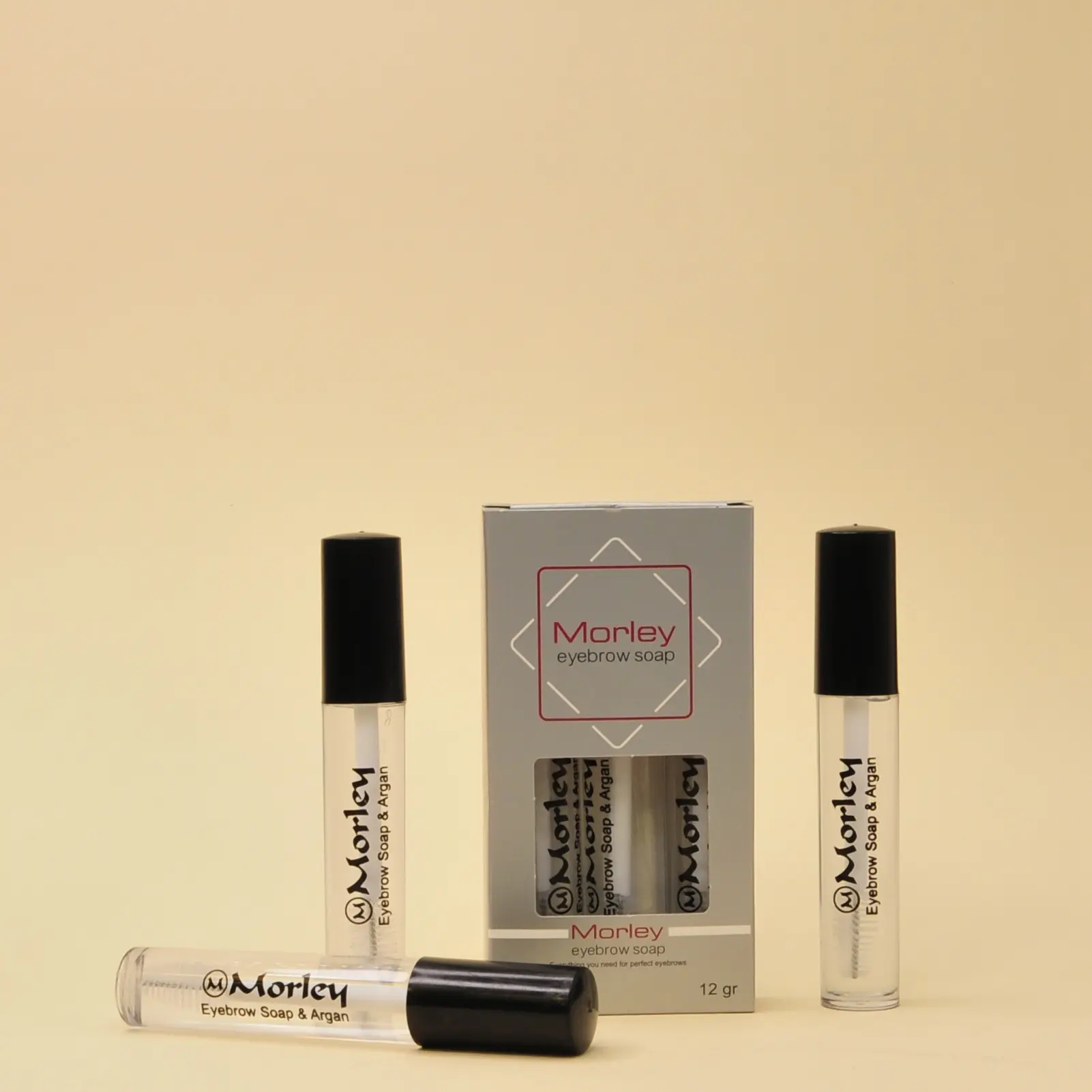 ژل ابرو ریملی درب مشکی 3 تایی مورلی Morley 