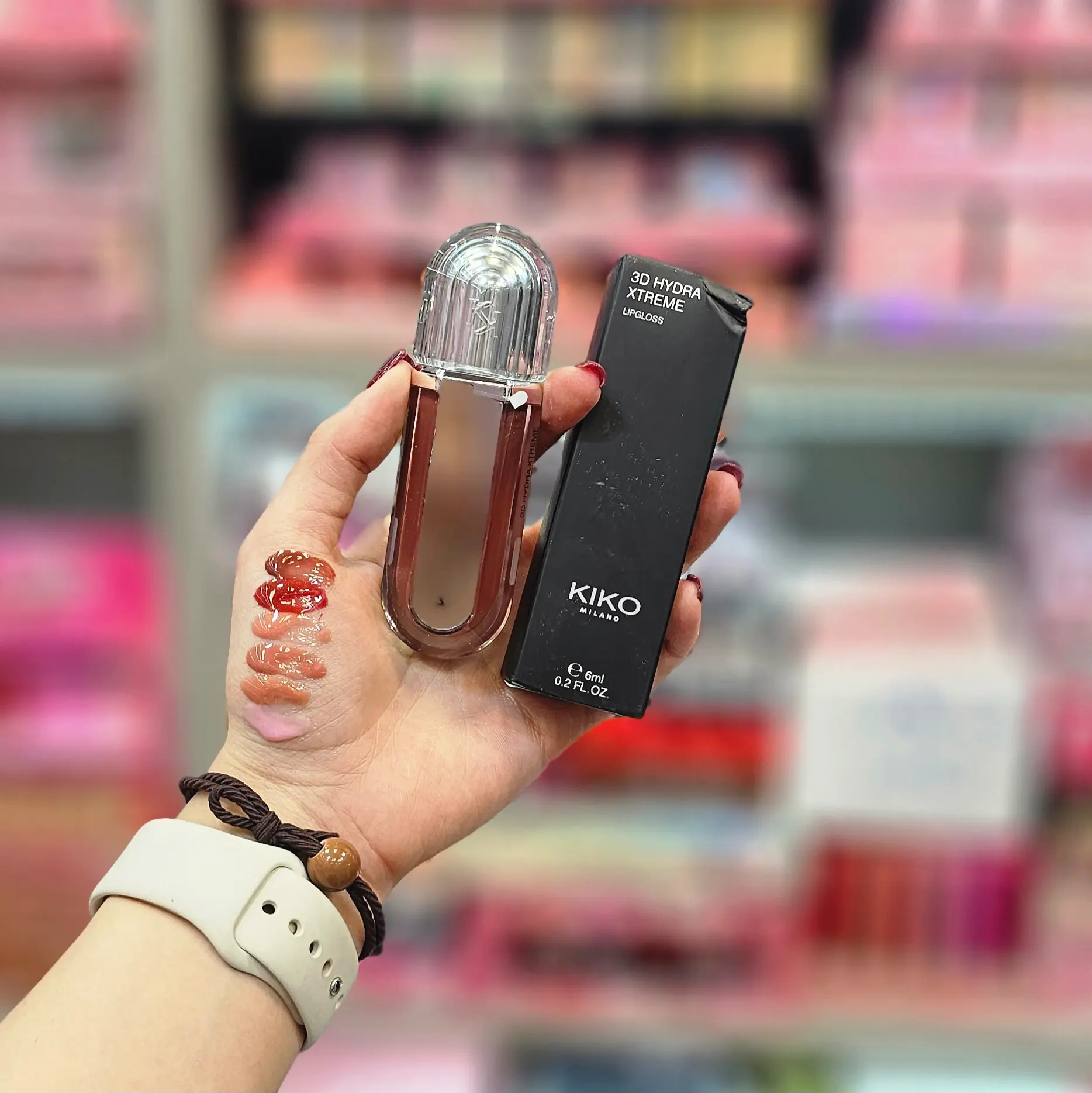 لیپ گلاس 6 رنگ 3D کیکو 