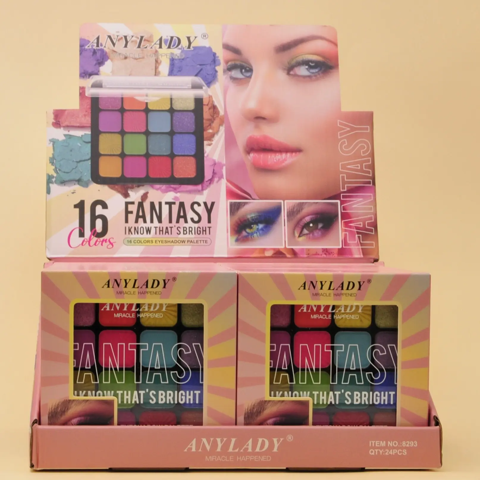 پالت سایه 16 رنگ آبرنگی آنی لیدی Anylady