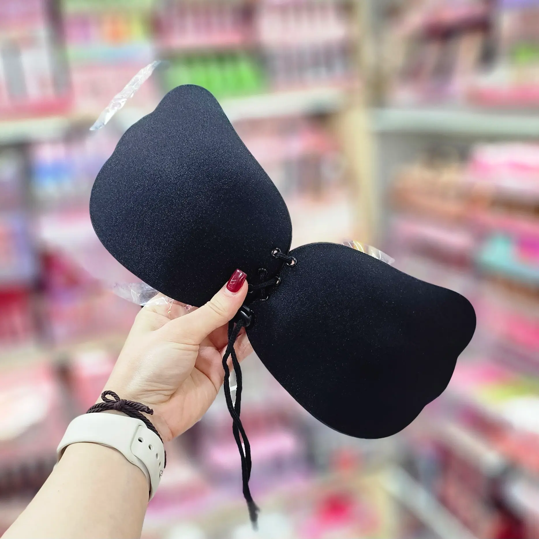 چسب سینه مشکی ANGEL