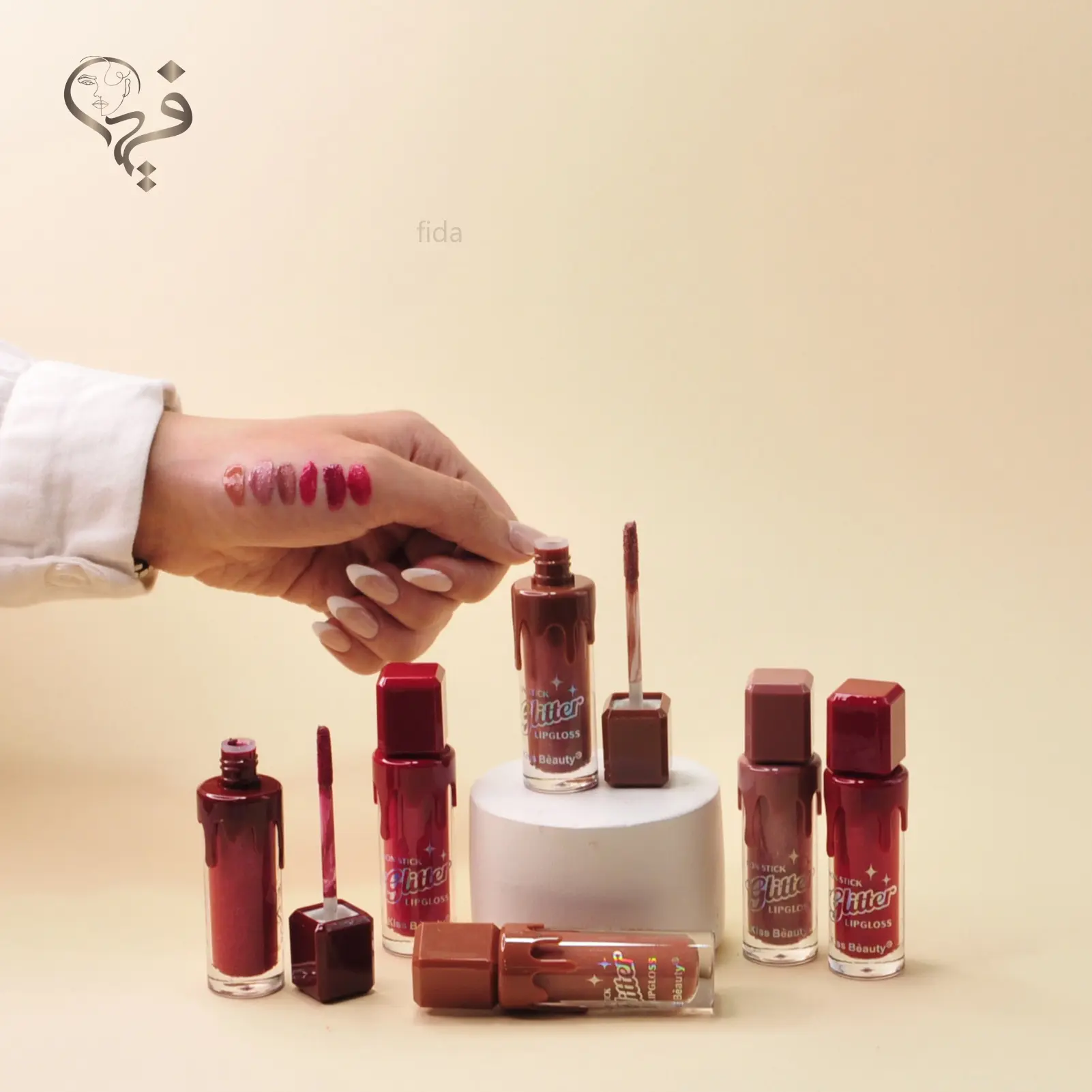 رژلب شاین دار کیس بیوتی kiss beauty