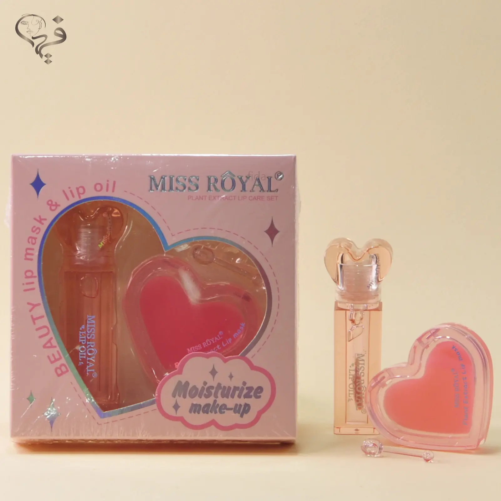ست برق لب و رژگونه قلبی میس رویال MISSROYAL