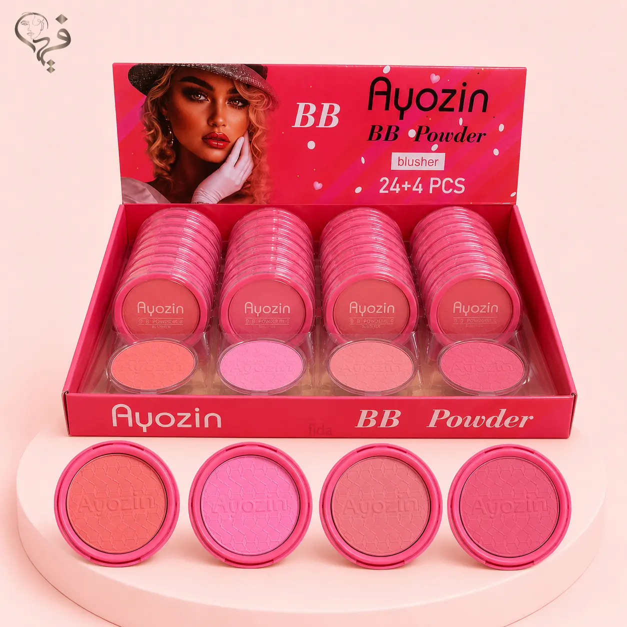 رژگونه گرد بزرگ ایوزین ayozin