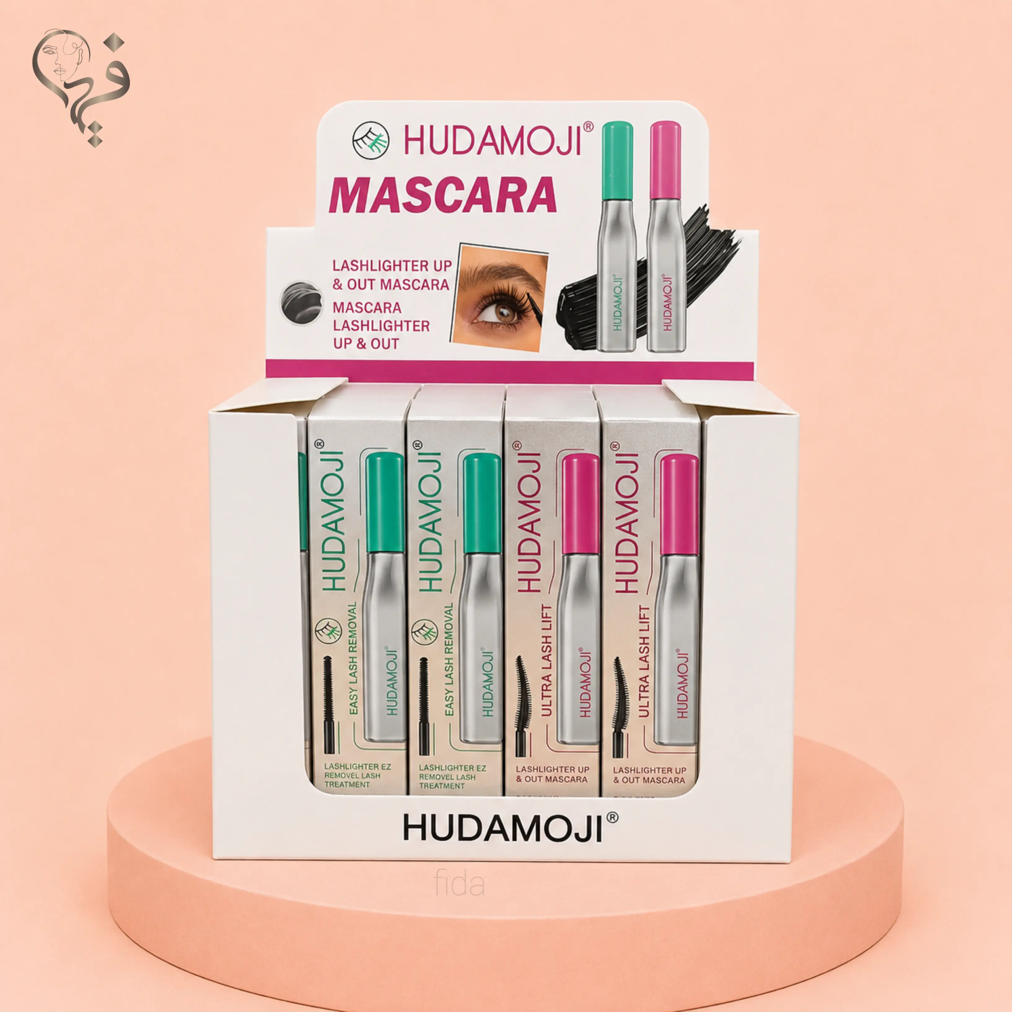 ریمل سوزنی طرح شیگلم هدی موجی HUDAMOJI