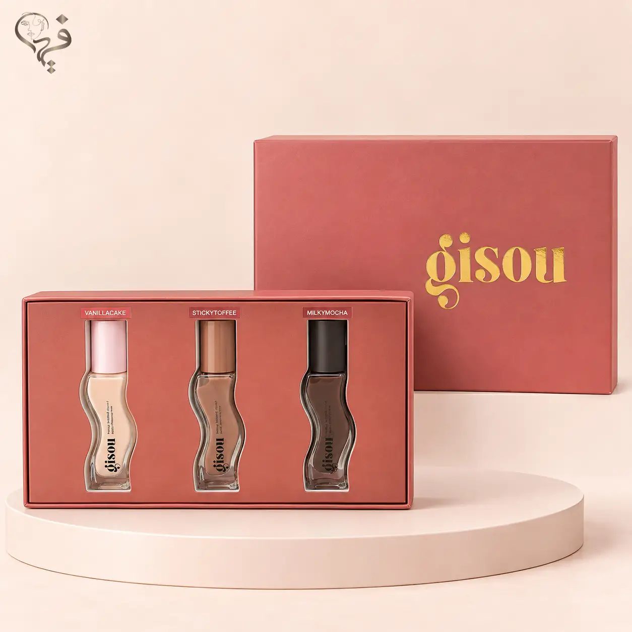 پک 3 تایی رژمایع نود گیسو gisou