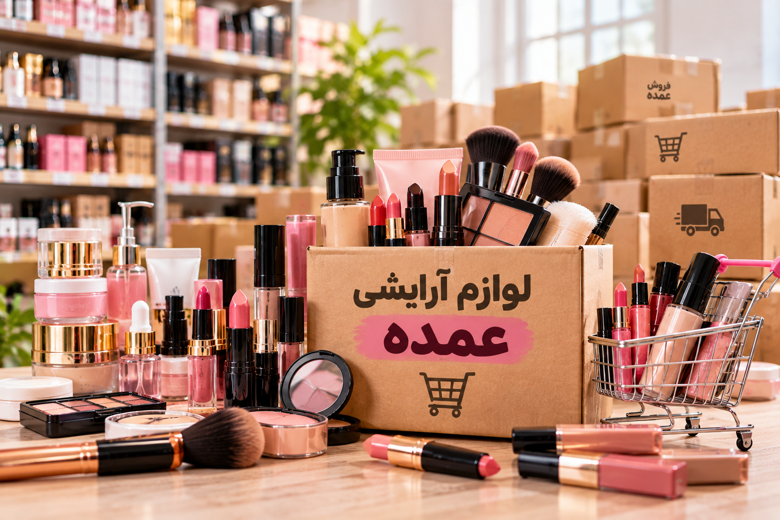 لوازم آرایشی عمده؛ خرید انواع لوازم آرایشی با قیمت عمده