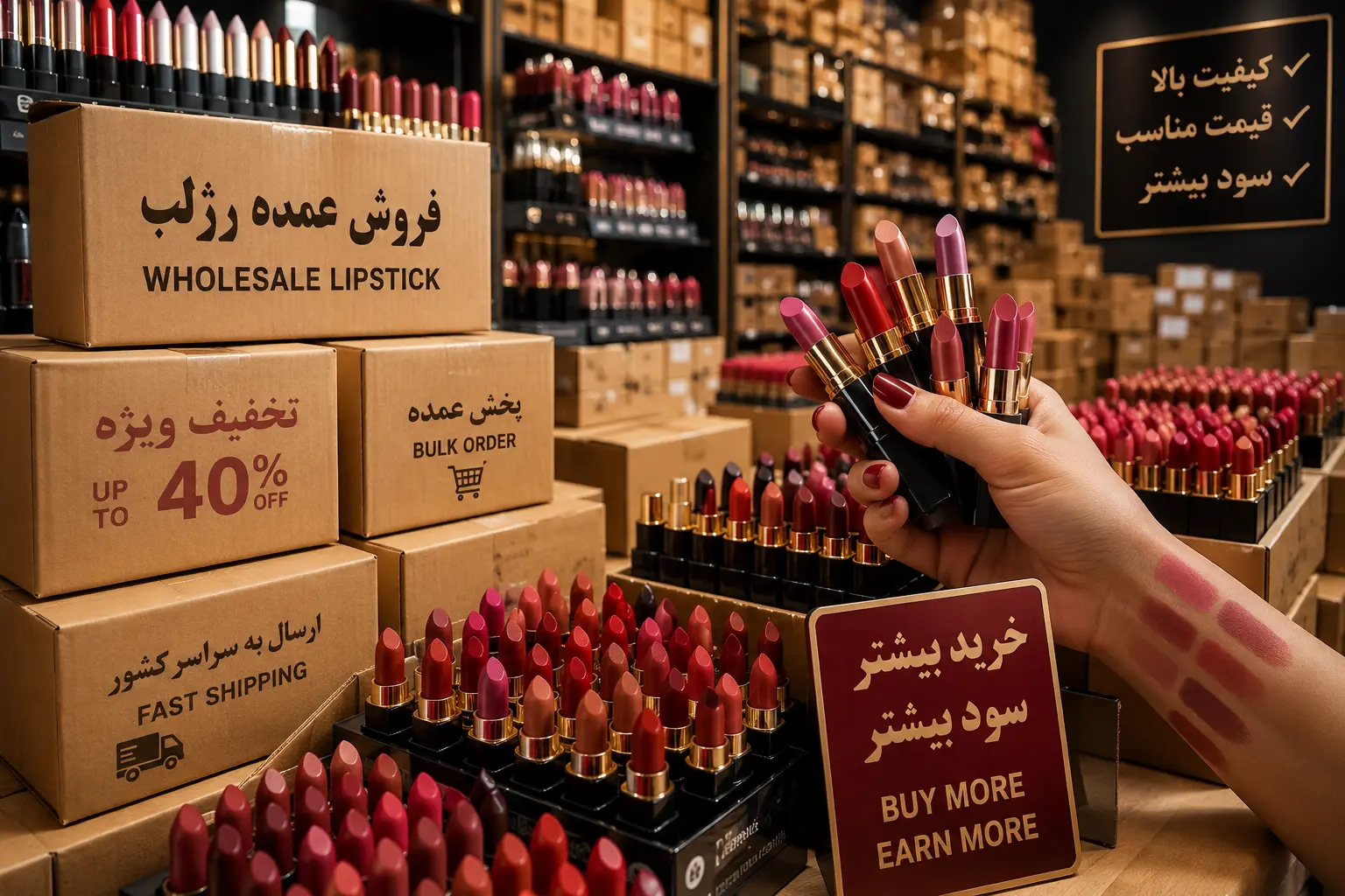 فروش رژلب عمده