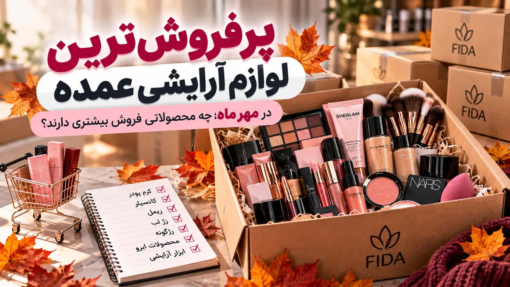 پرفروش ترین لوازم آرایشی عمده در مهر ماه