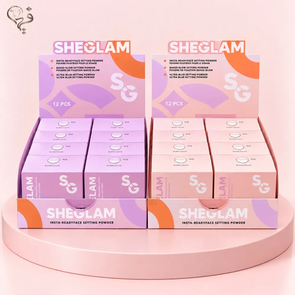 پودر فیکس بنفش و صورتی شیگلم SHIGLAM