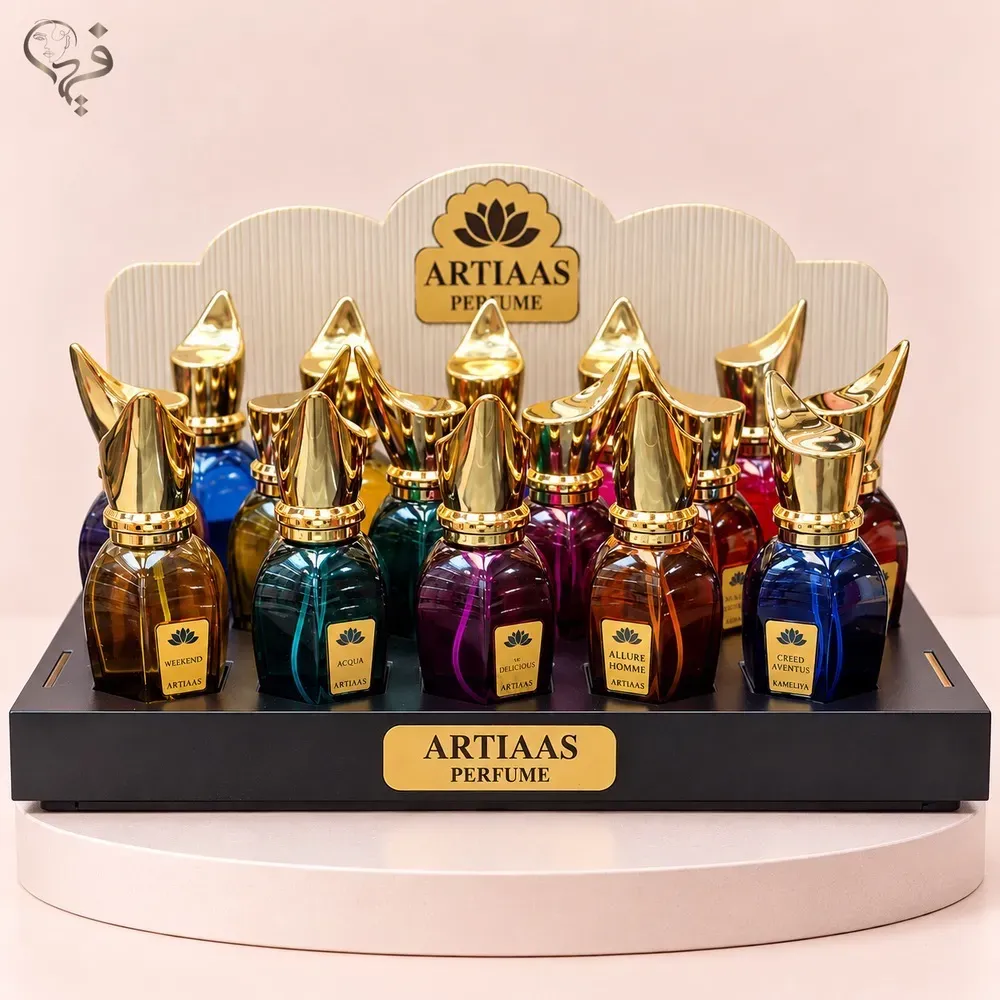ادکلن زرجوف درب طلایی شیاردار آرتیاس ARTIAAS