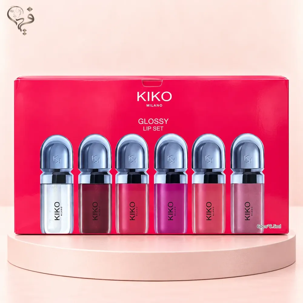 پک 6 تایی لیپ  گلاس شاین کیکو KIKO