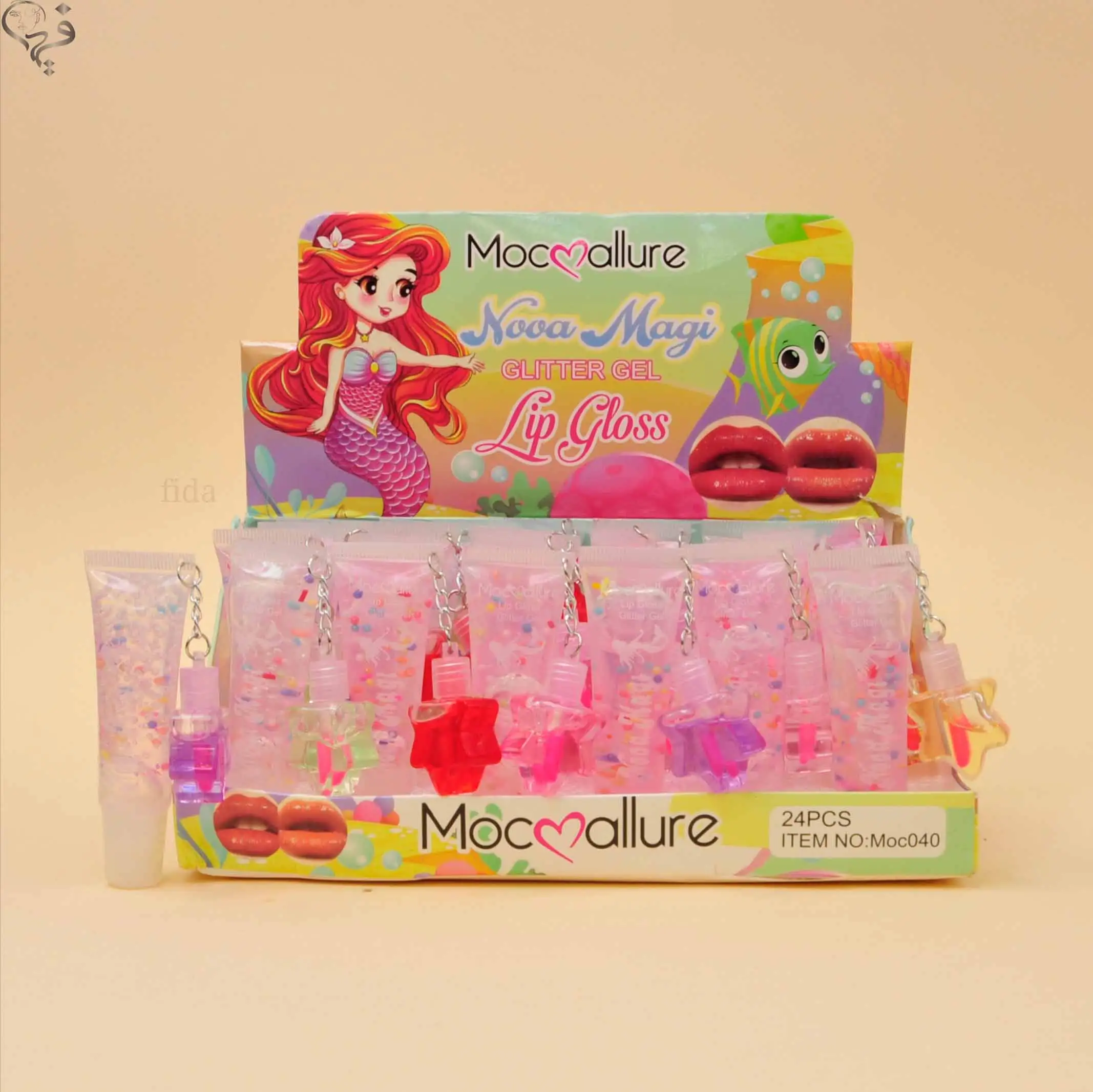 برق لب آویز دار پری دریایی موکالر mocoalluar 