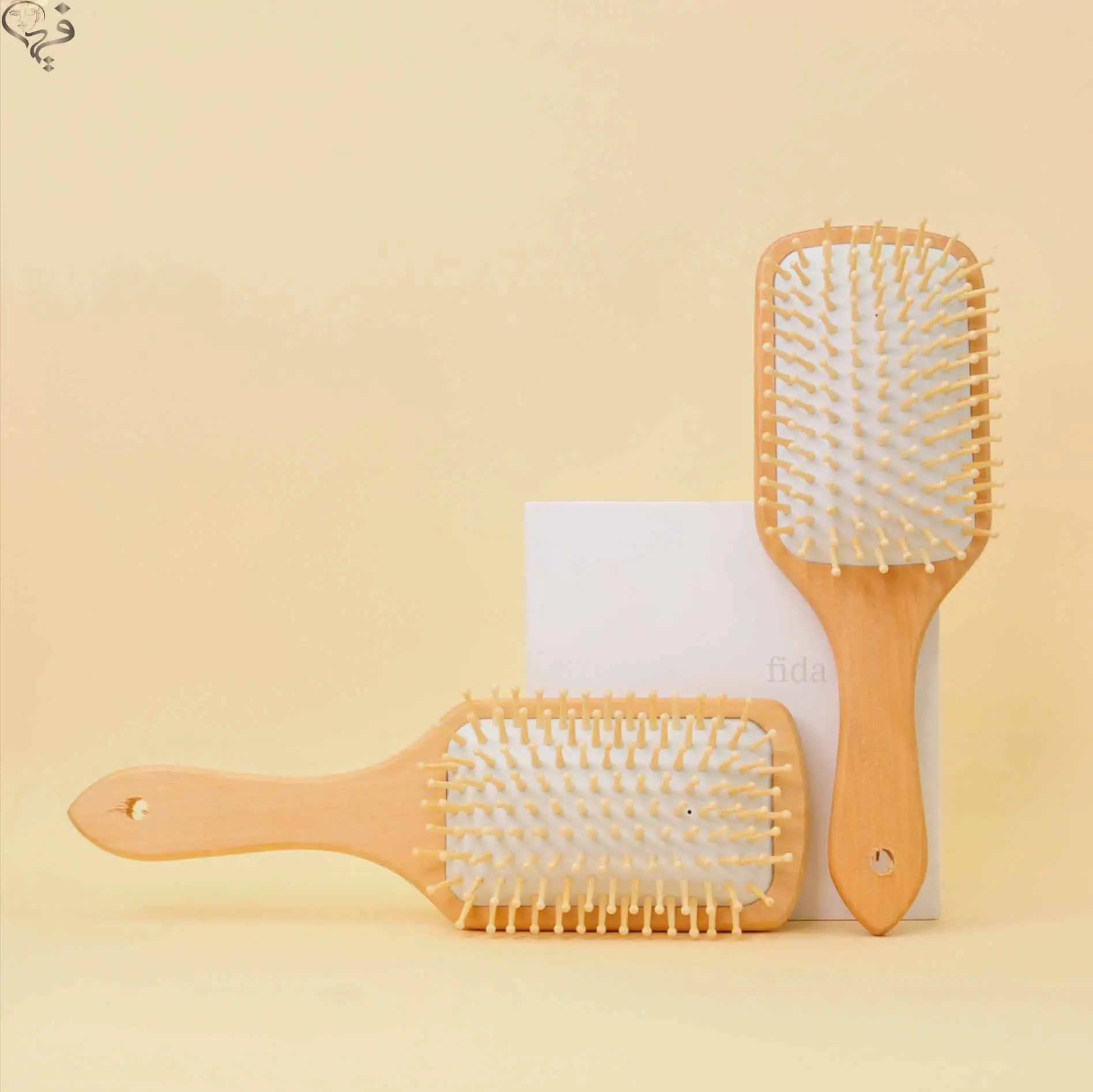 برس چوبی بامبو مستطیلی