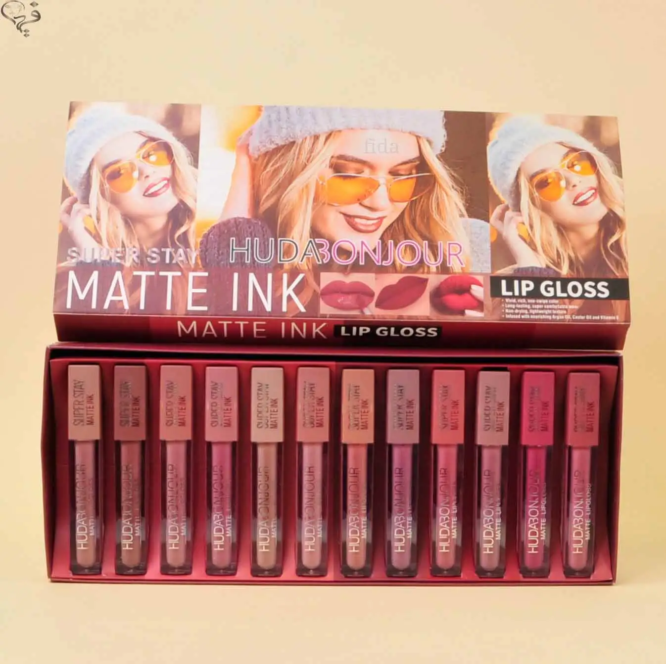 پک رژ لب مایع نود هدی بن جور Huda bunjour
