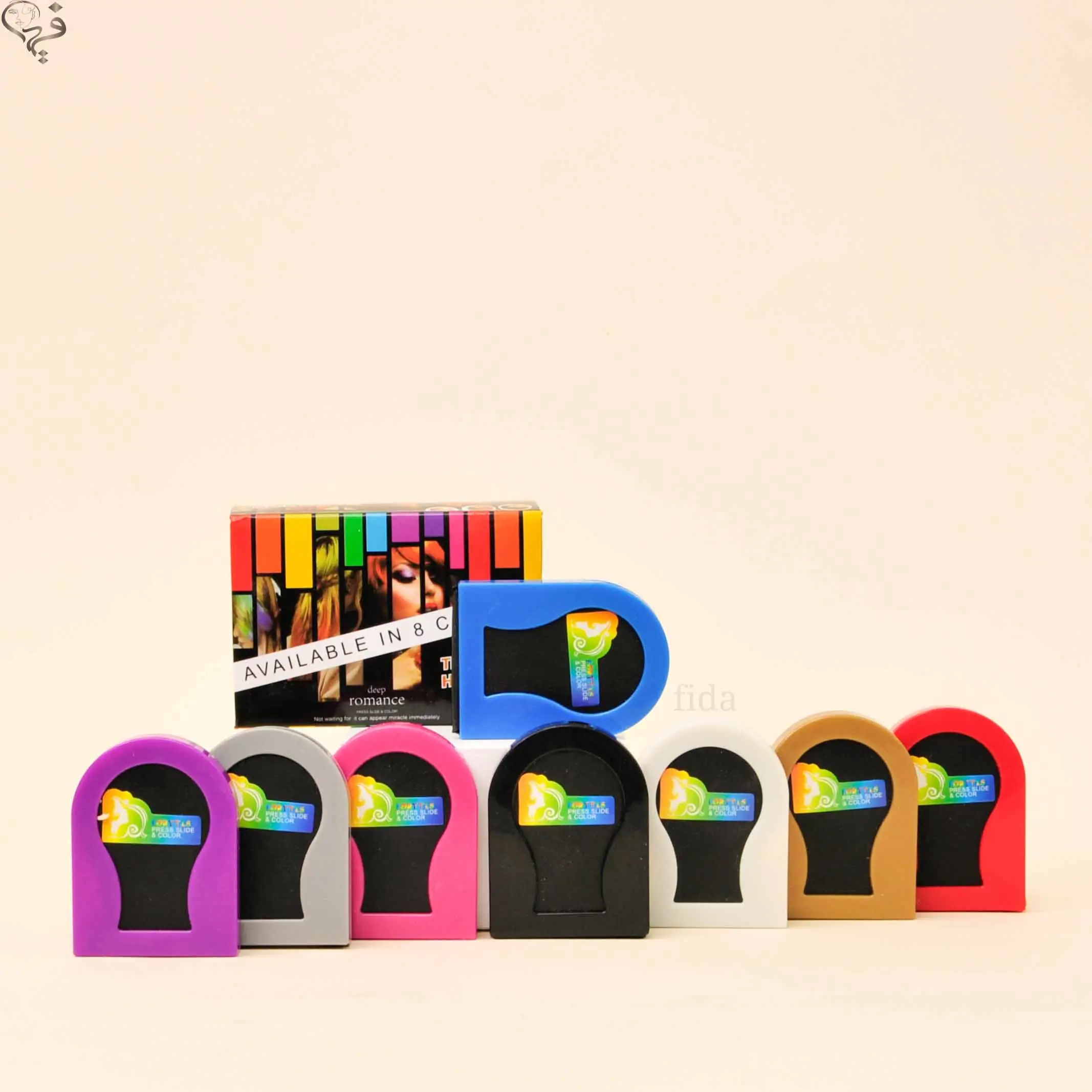 پک گچ مو سکه ای 8 عددی دیپ رومنس Deep Romance 