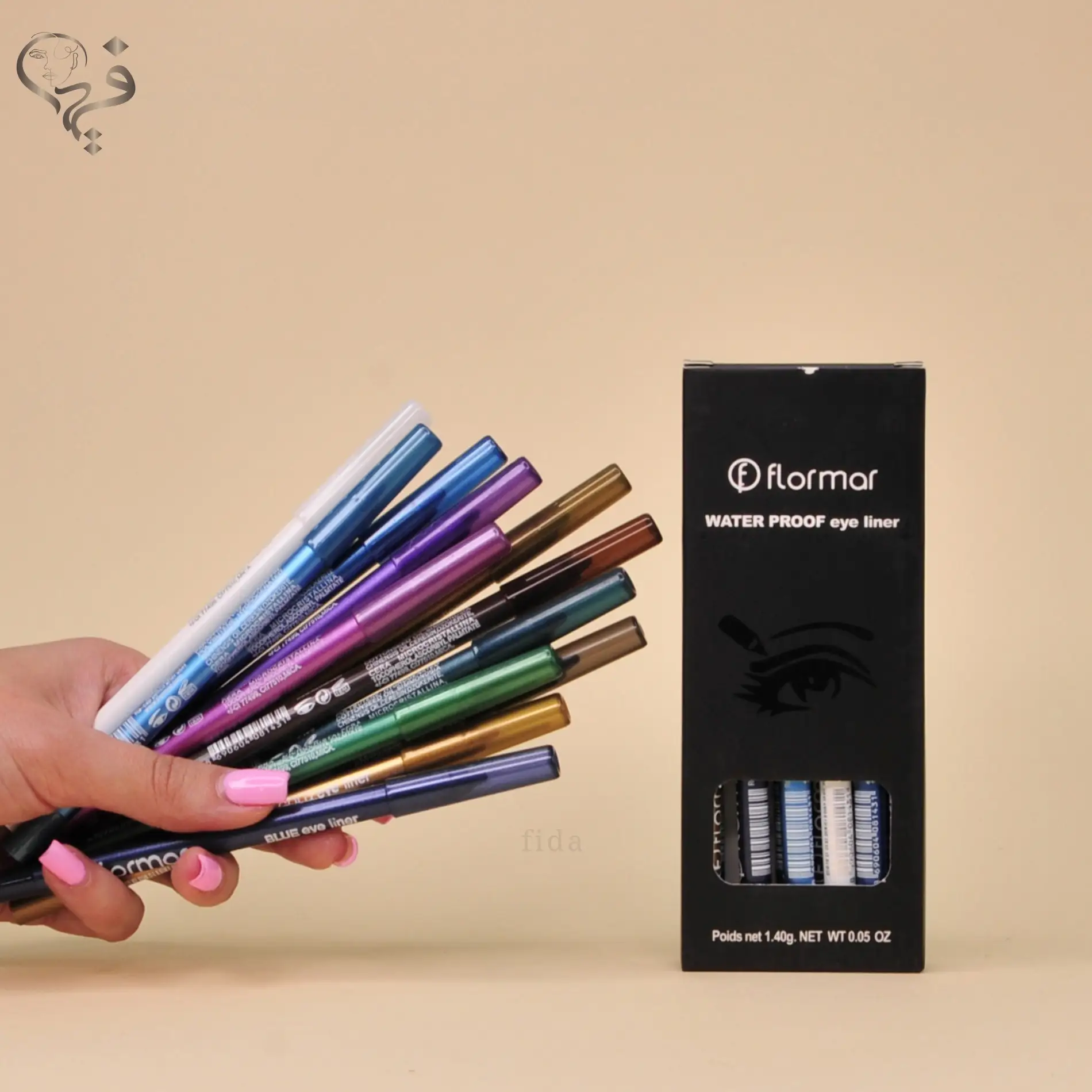 مداد چشم رنگی فلورمار جعبه دار flormar