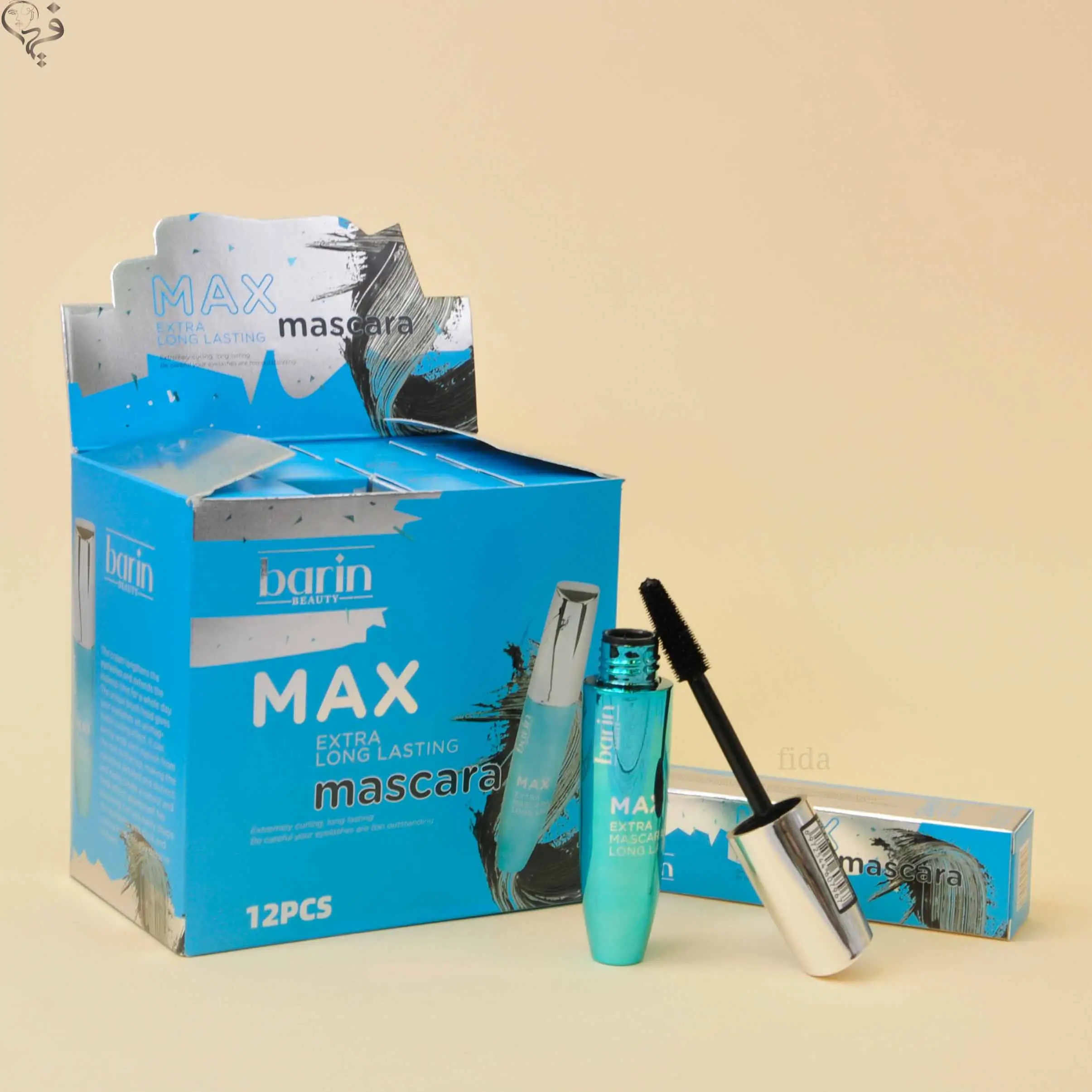 ریمل حجم دهنده مکس بارین آبی Max Barin 