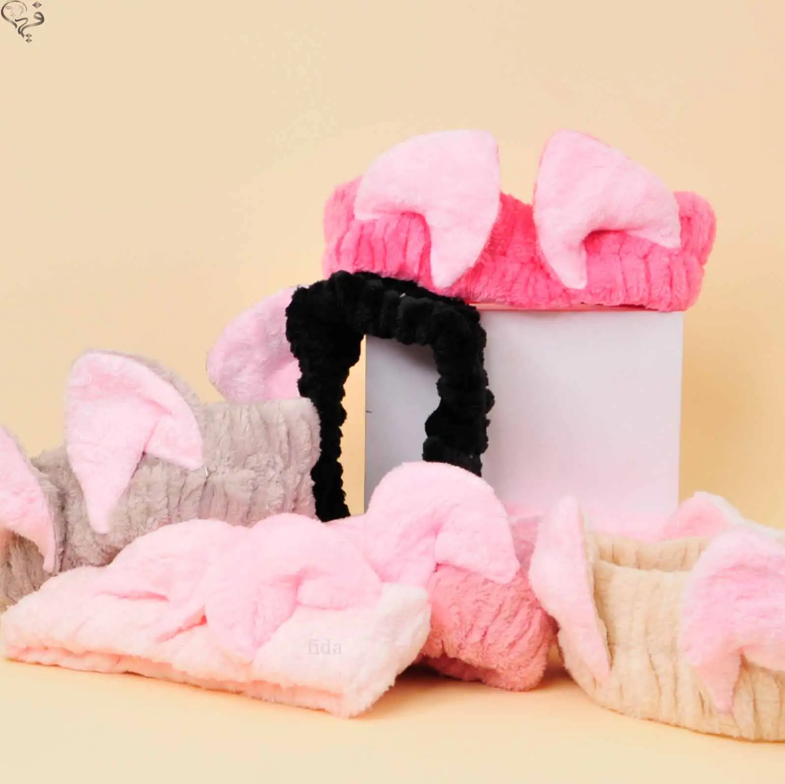 هدبند حوله ای خرگوشی فانتزی