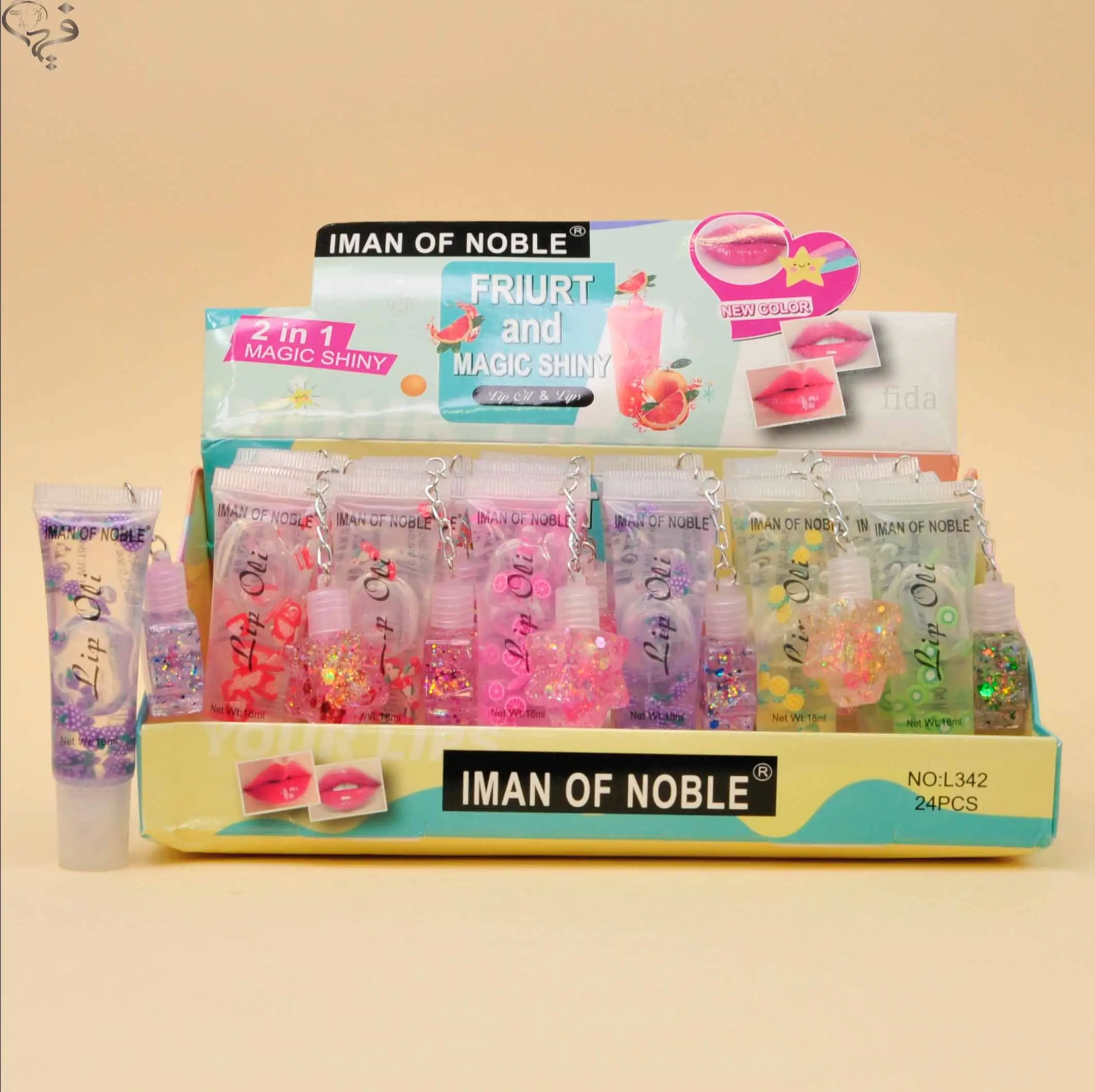 برق لب آویز دار میوه ای ایمان آف نوبل Iman of noble  