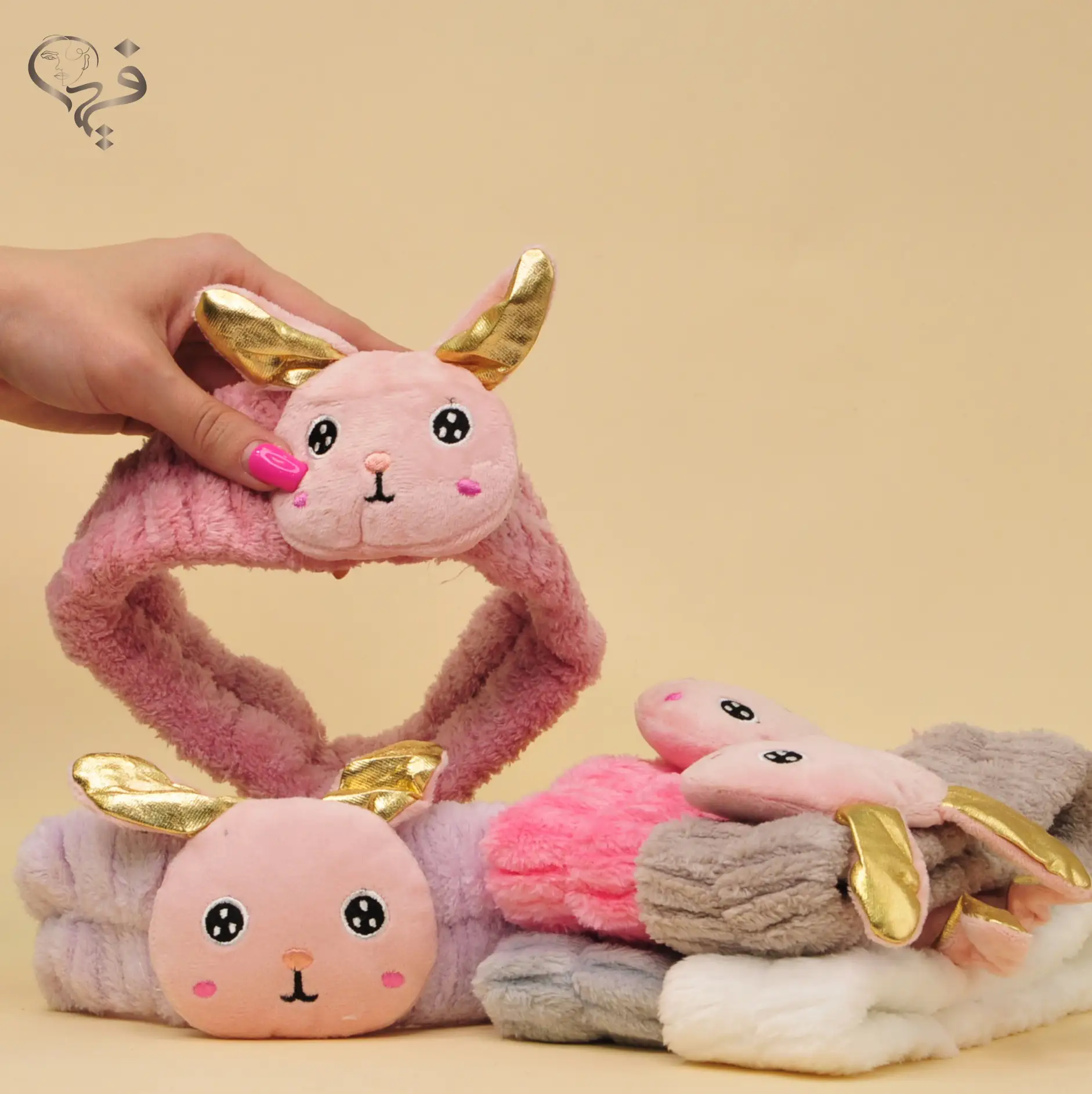 هدبند حوله ای خرگوشی