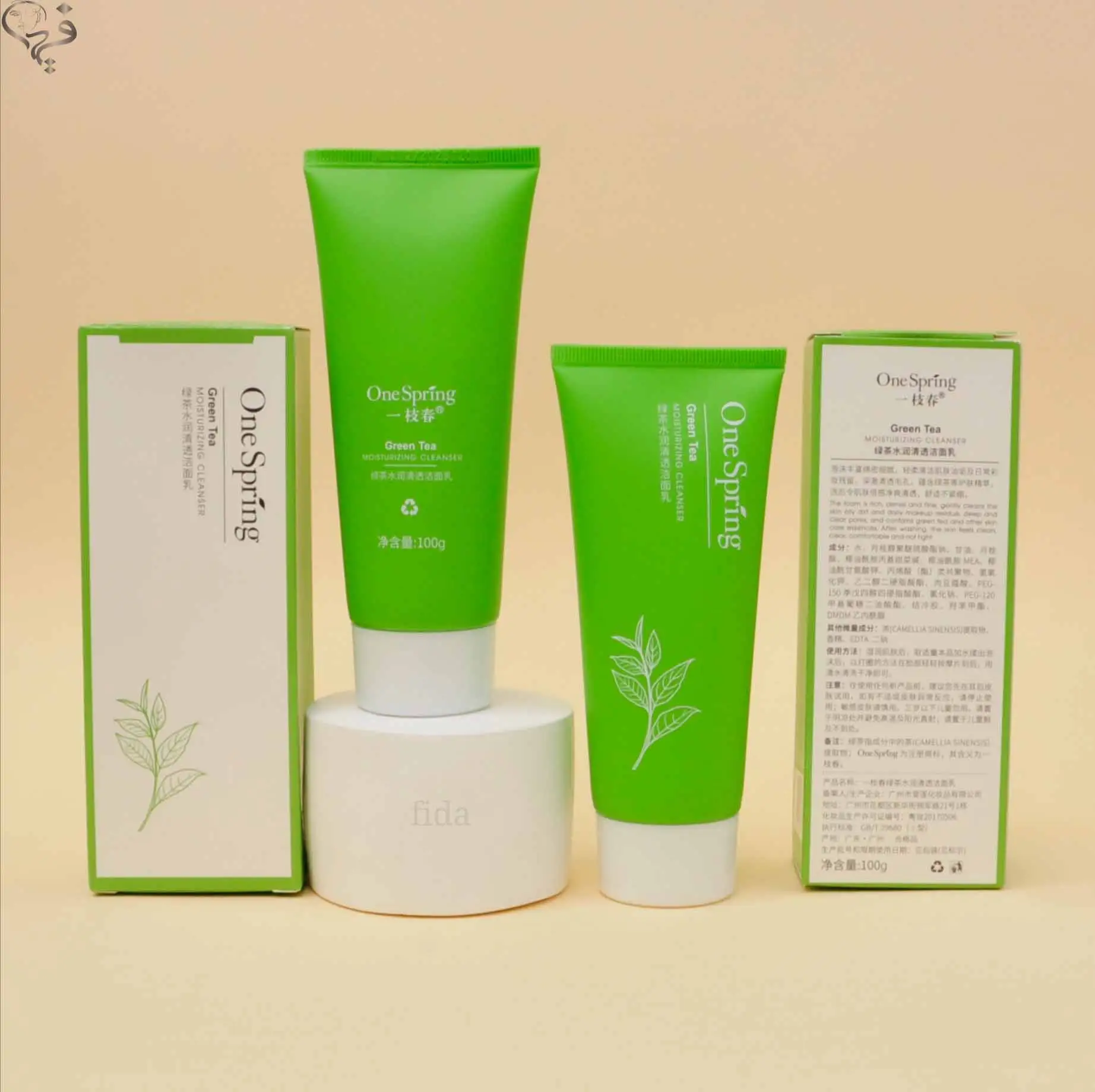 فوم شستشو چای سبز وان اسپرینگ One Spring 