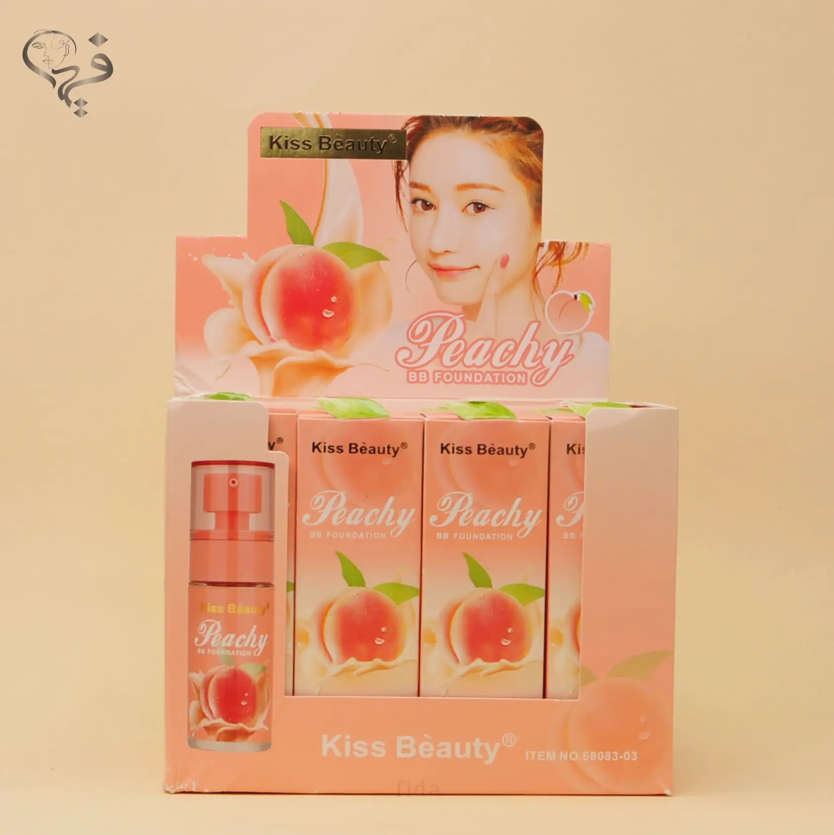 کرم پودر هلو کیس بیوتی Kiss beauty