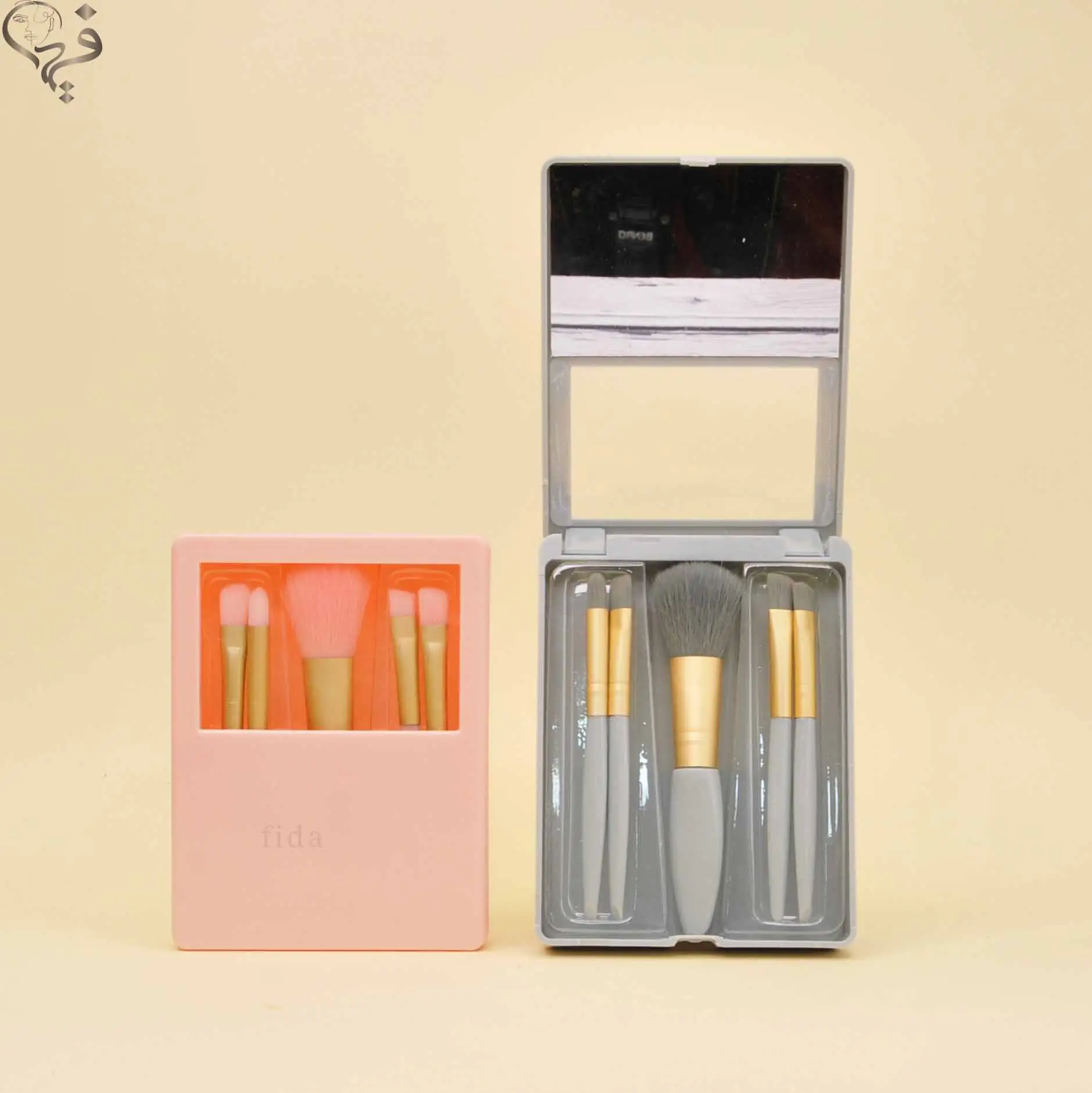 ست براش آینه دار 5 تیکه فانتزی