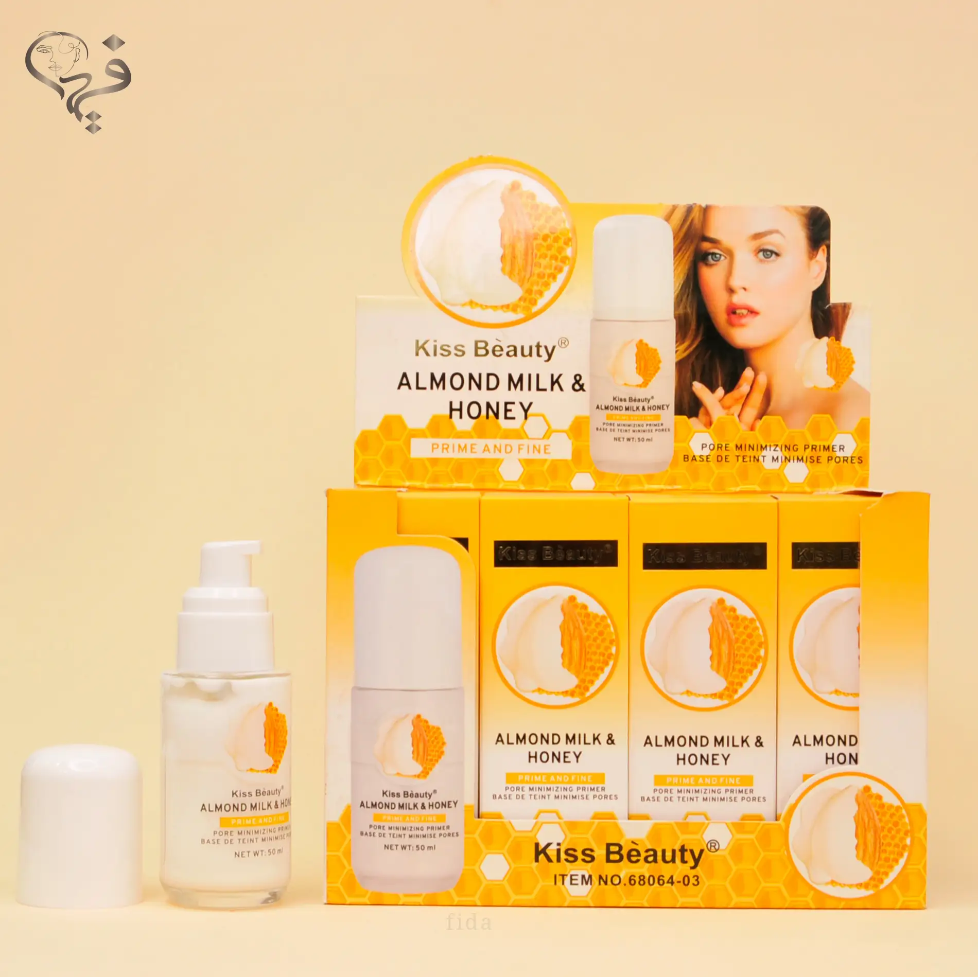 پرایمر شیر و عسل کیس بیوتی Kiss beauty
