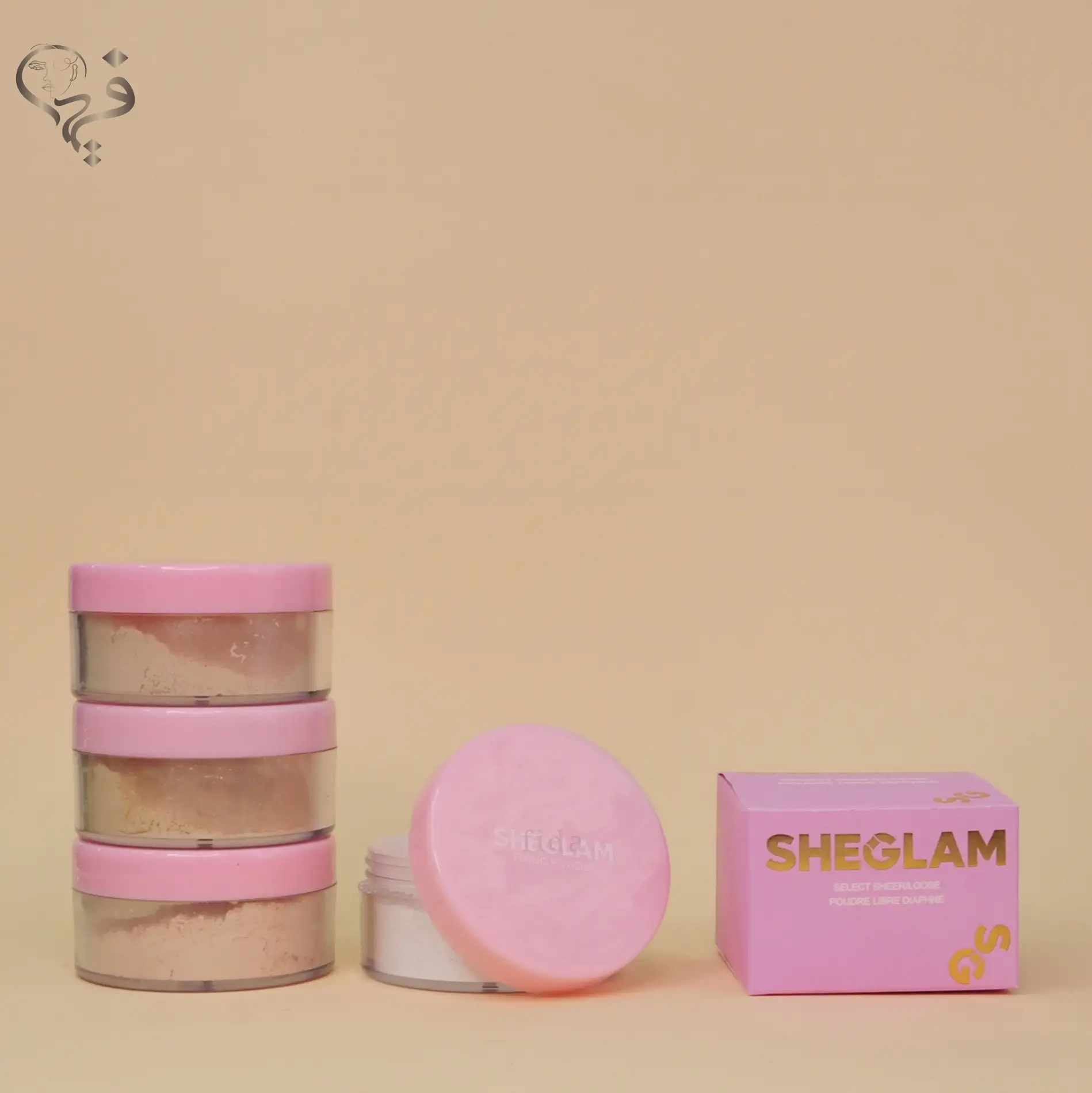 پودر فیکس جلد صورتی شیگلم sheglam