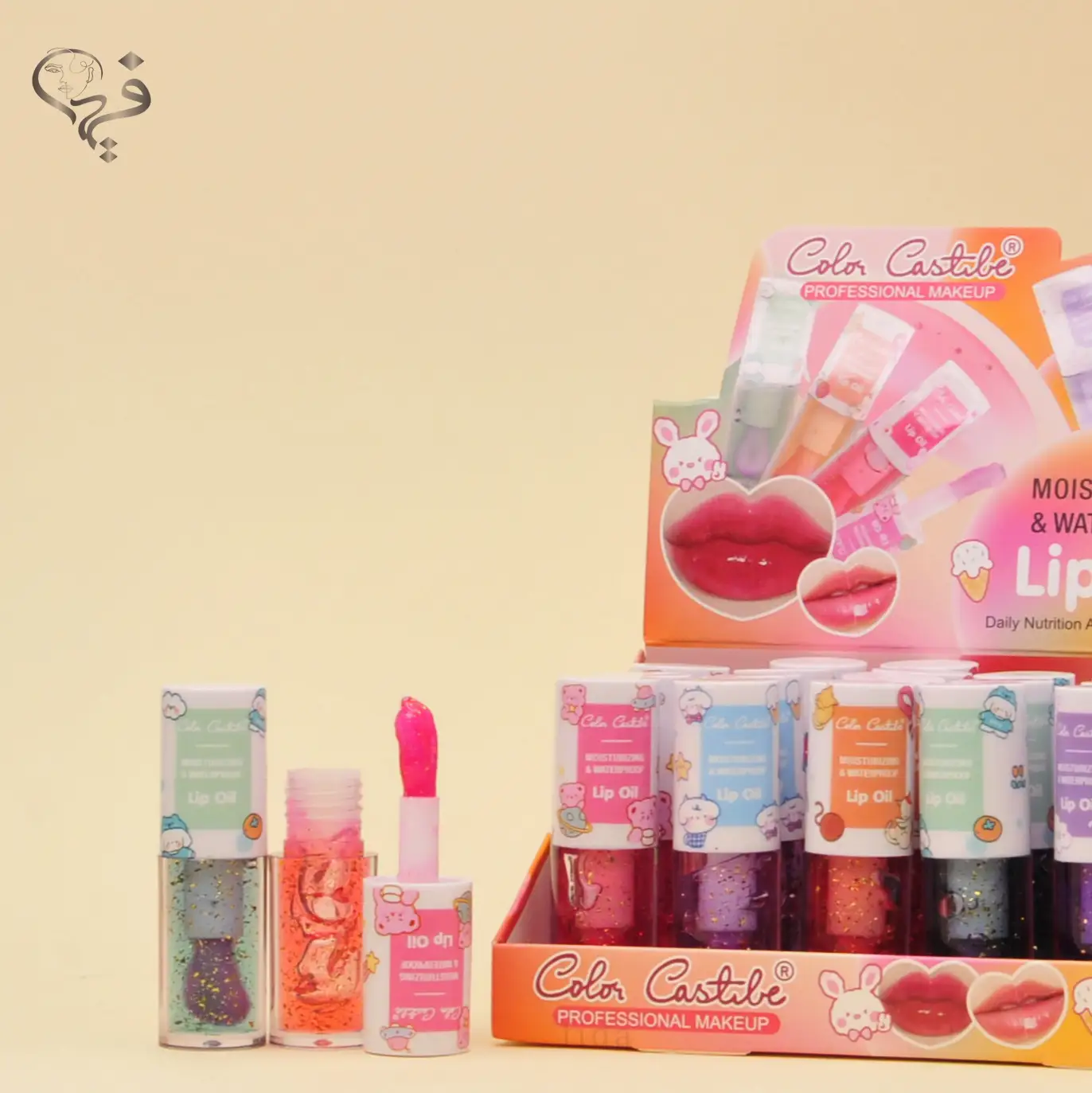 برق لب شاین دار کالرکاستل Color costle