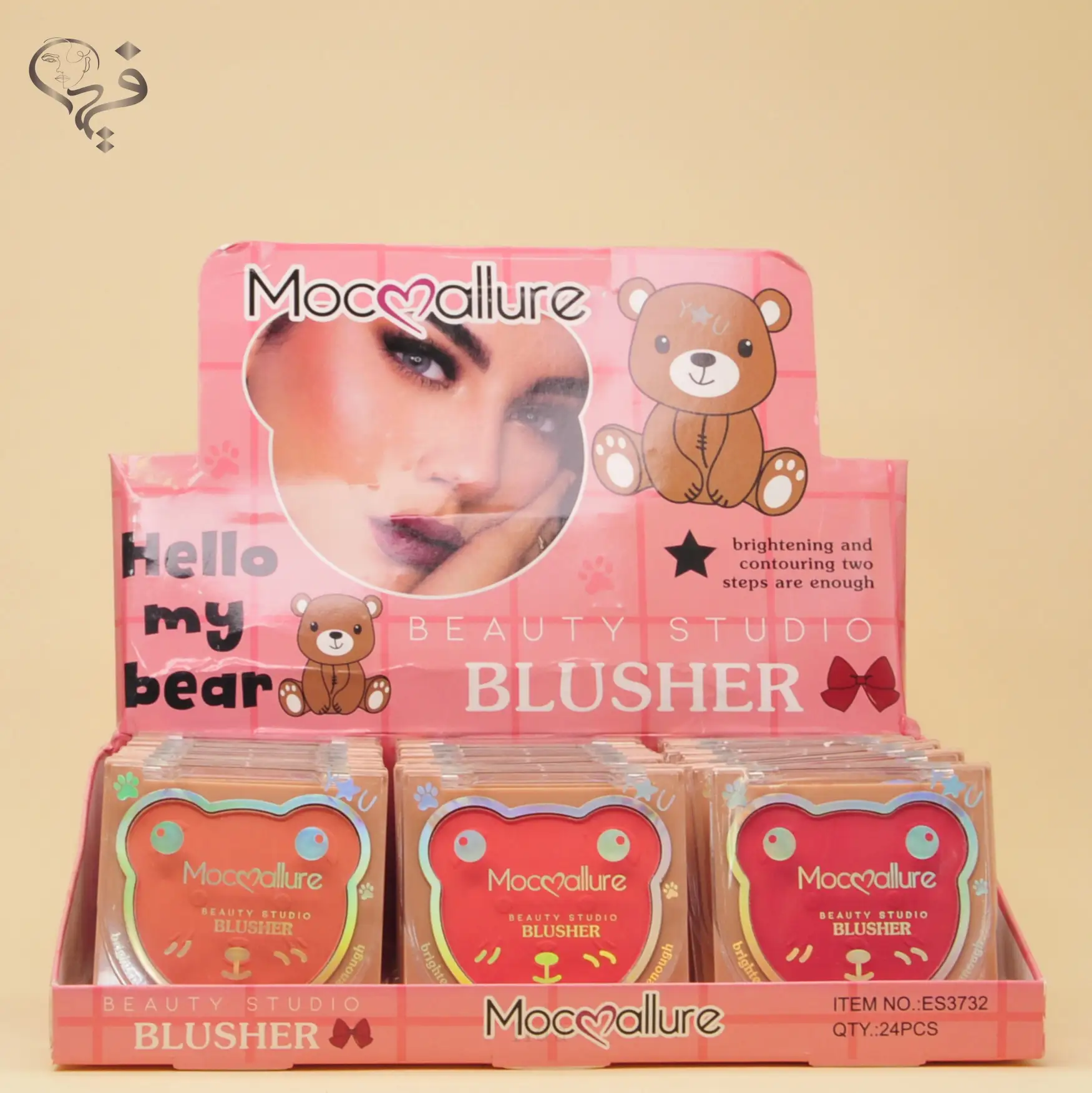 پالت رژ گونه خرسی موکالر Mocoalluar 