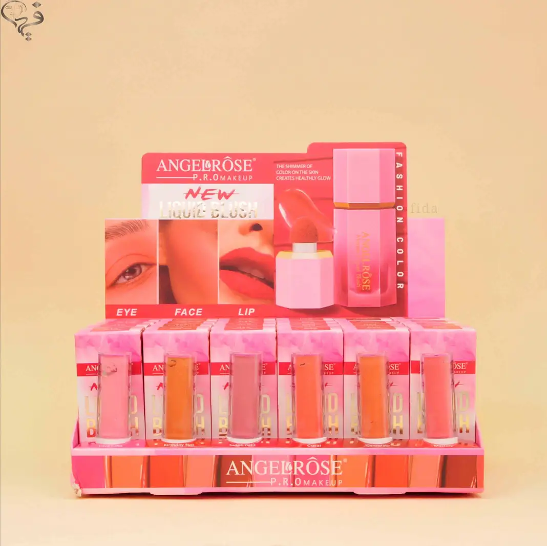 رژ گونه مایع تستر دار آنگل رز Angel rose 
