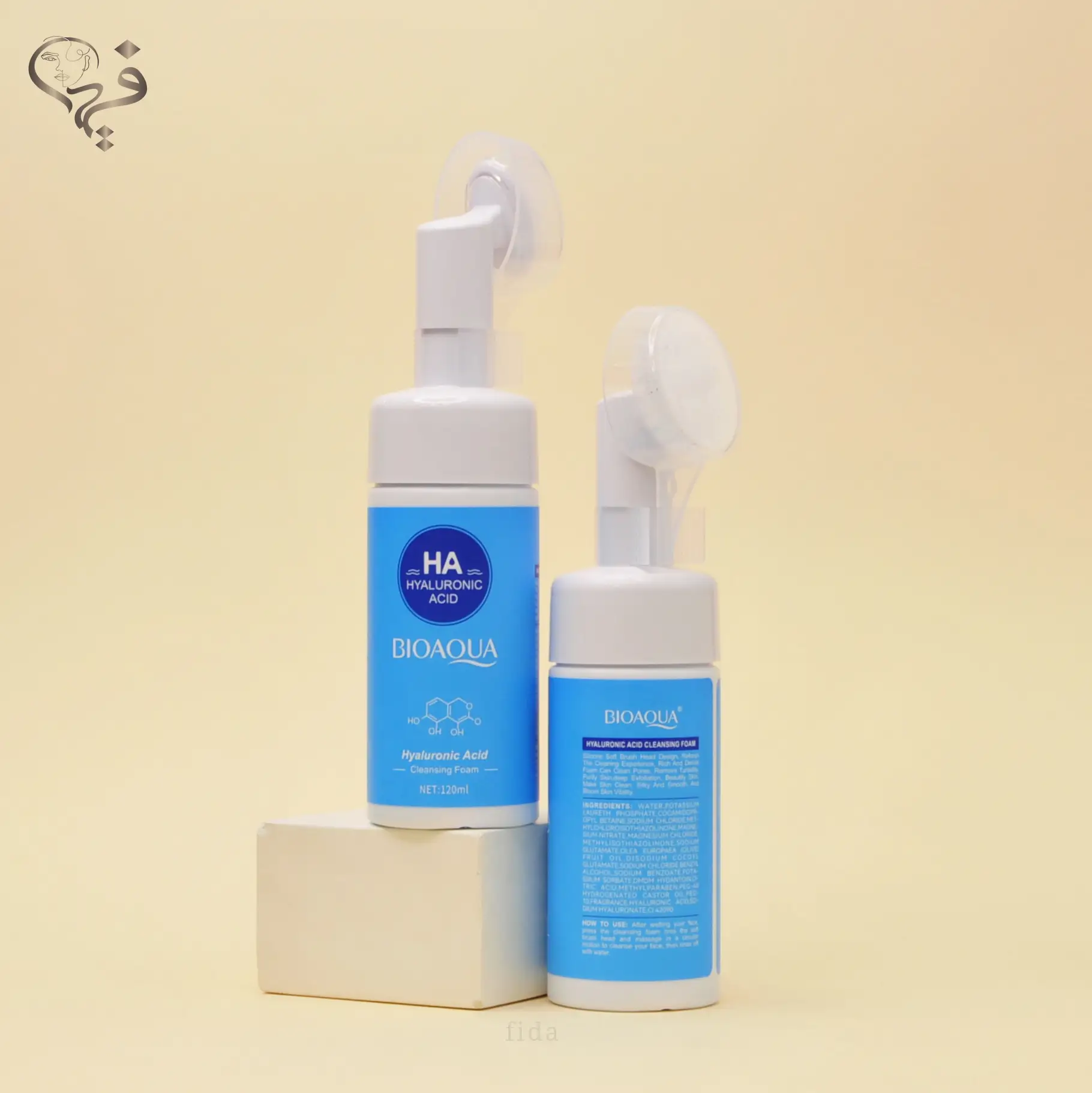 فوم براش دار هیالورونیک اسید بیواکوا Bioaqua