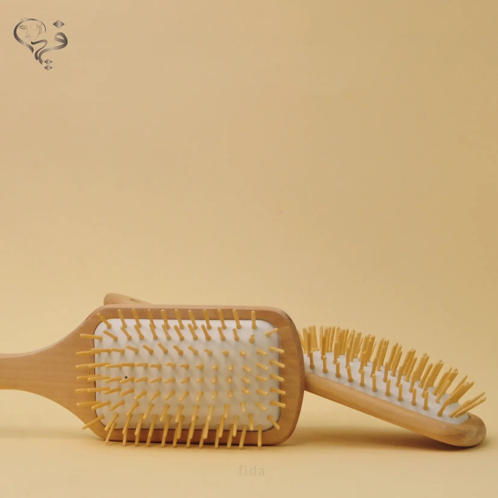 برس چوبی مستطیلی بزرگ