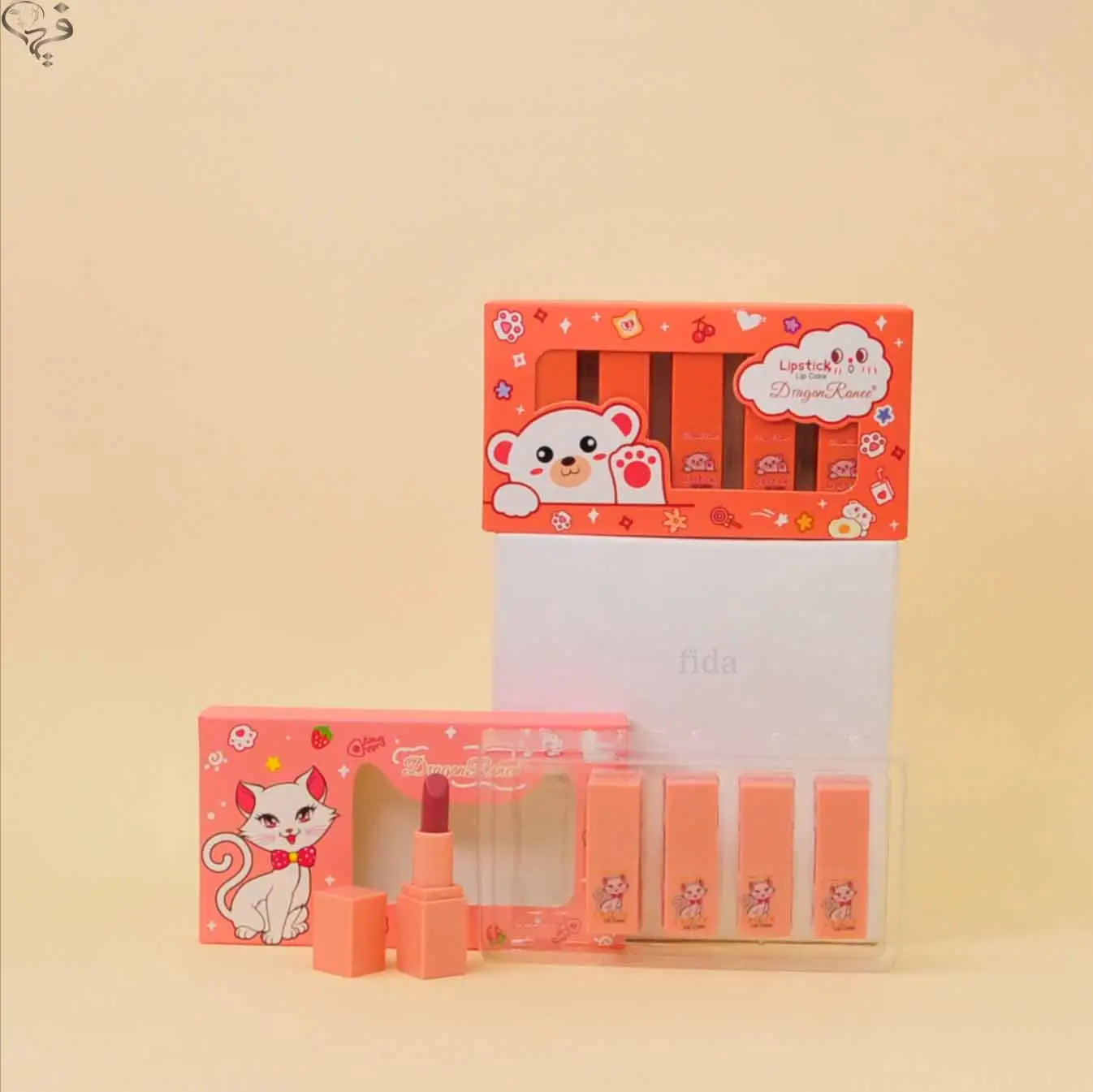 پک رژ لب جامد مینی خرسی دراگون رانی Dragon ranee 