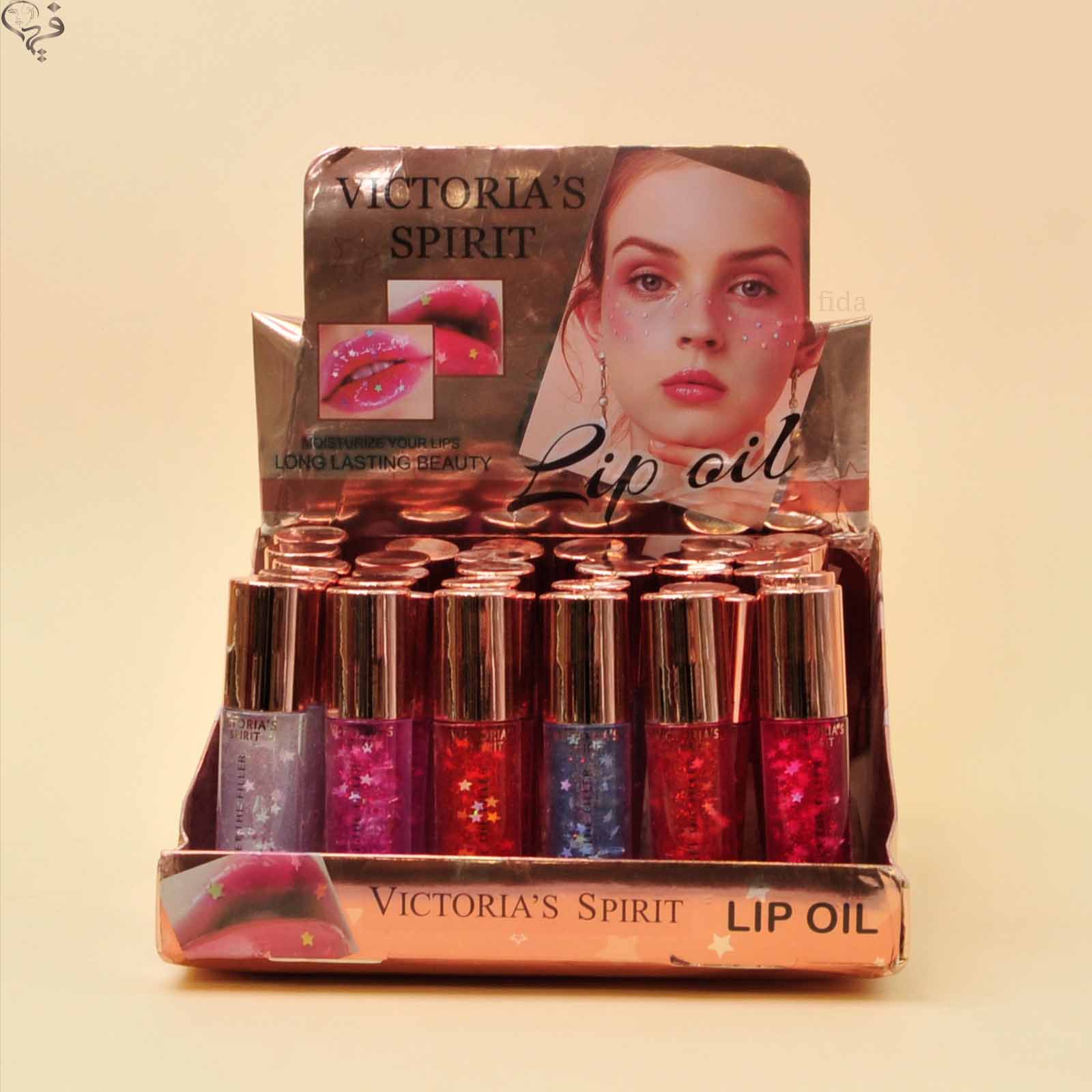 لیپ گلاس ویکتوریا اسپریت ستاره دار Victoria secret spirit 
