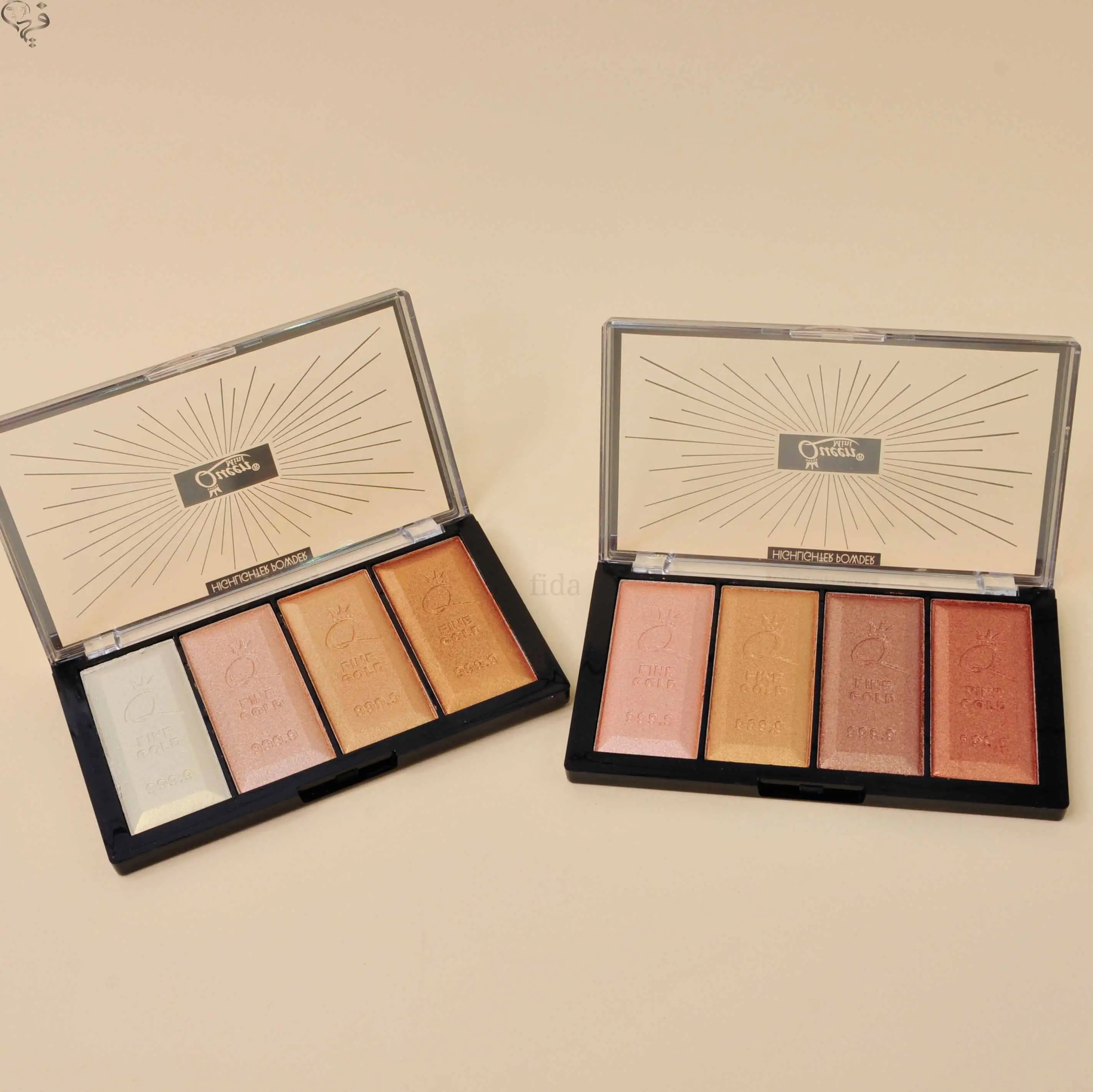 پالت هایلایتر 4 رنگ ستاره ای مینی کویین Mini Queen